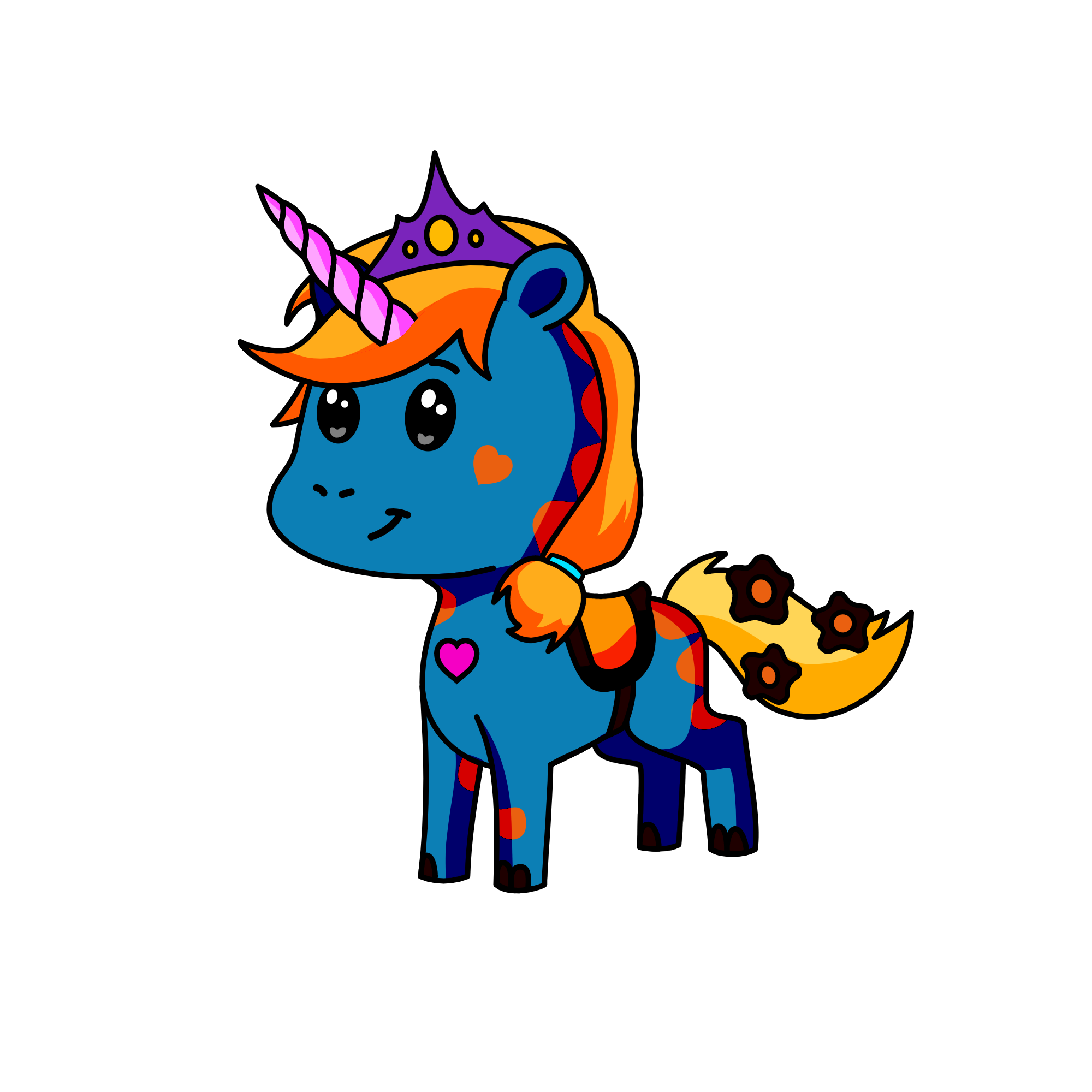 hally, the unicorn