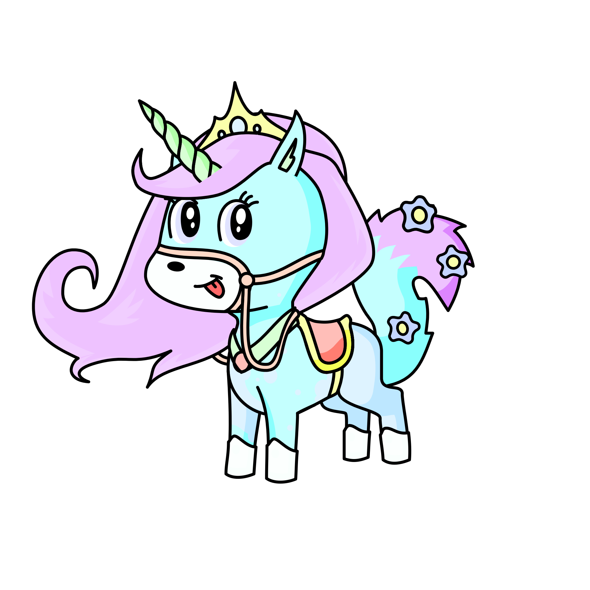 Pastelia, the unicorn