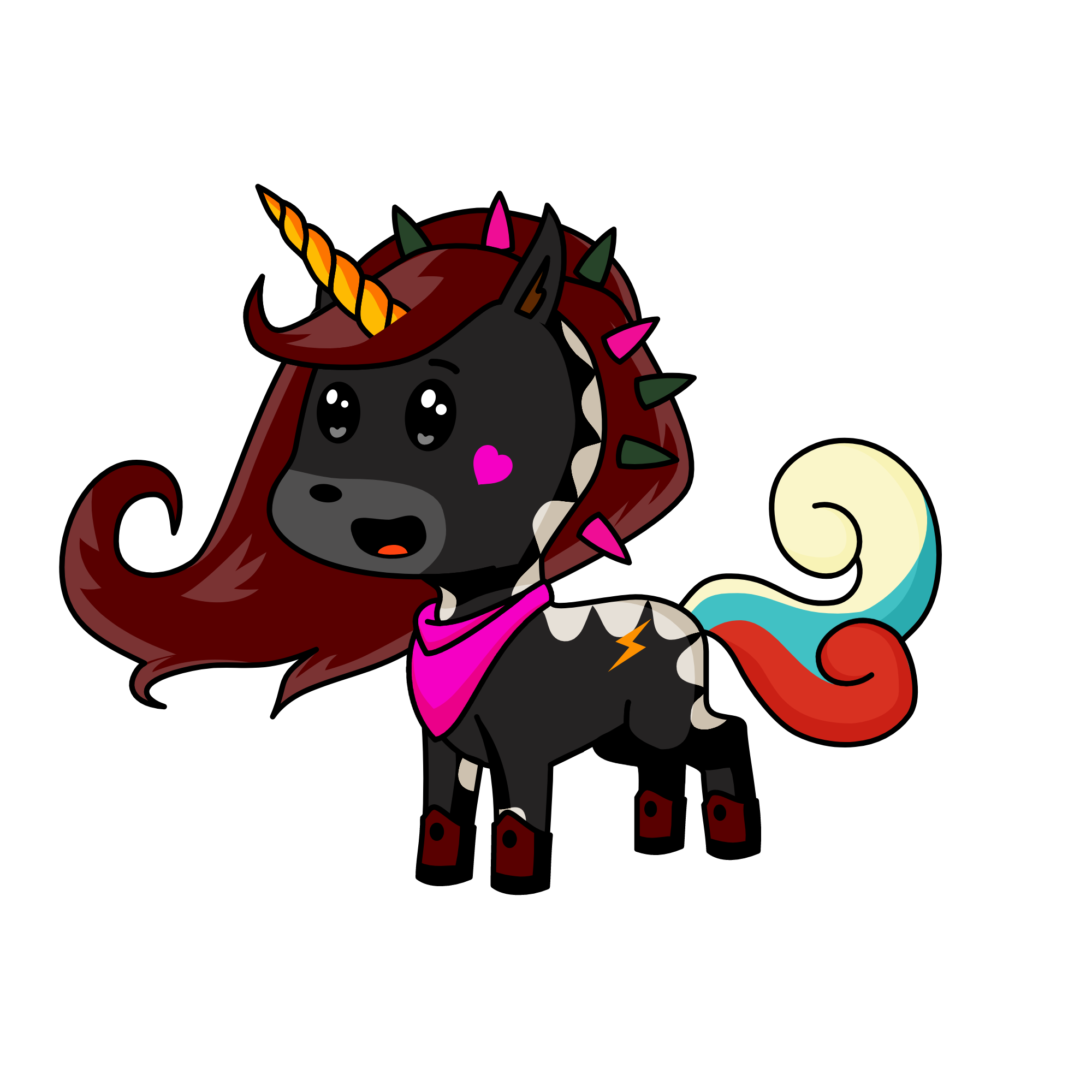 Nicole demoness, the unicorn