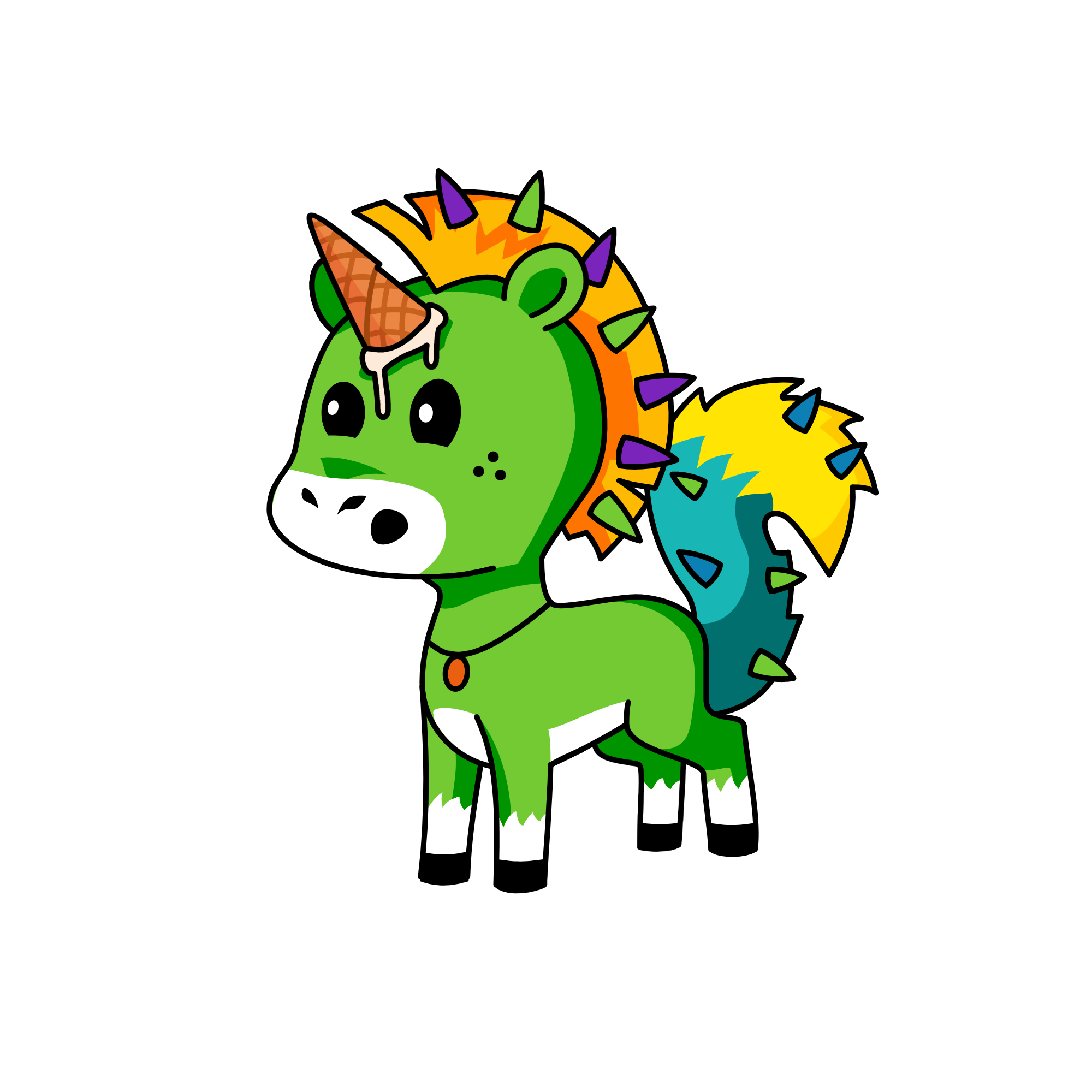 Rocker pock, the unicorn