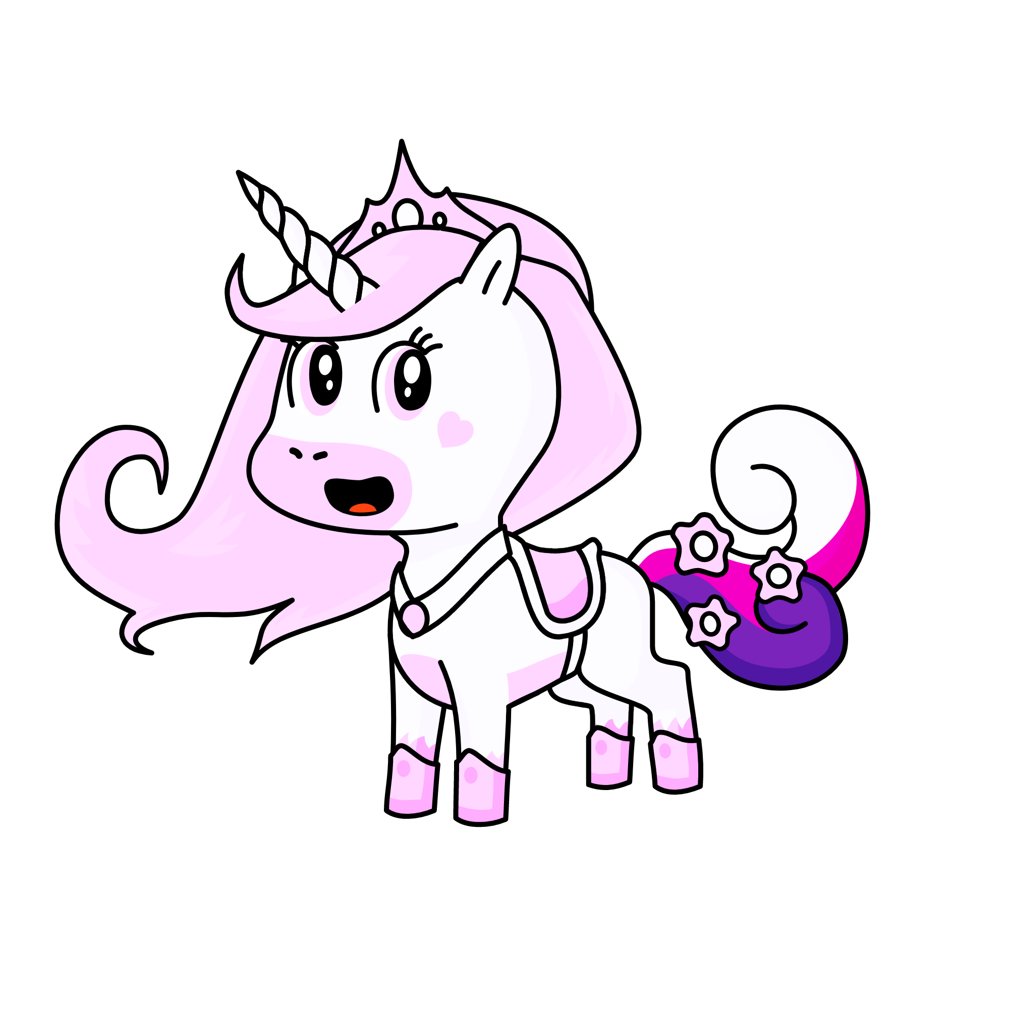 pink, the unicorn