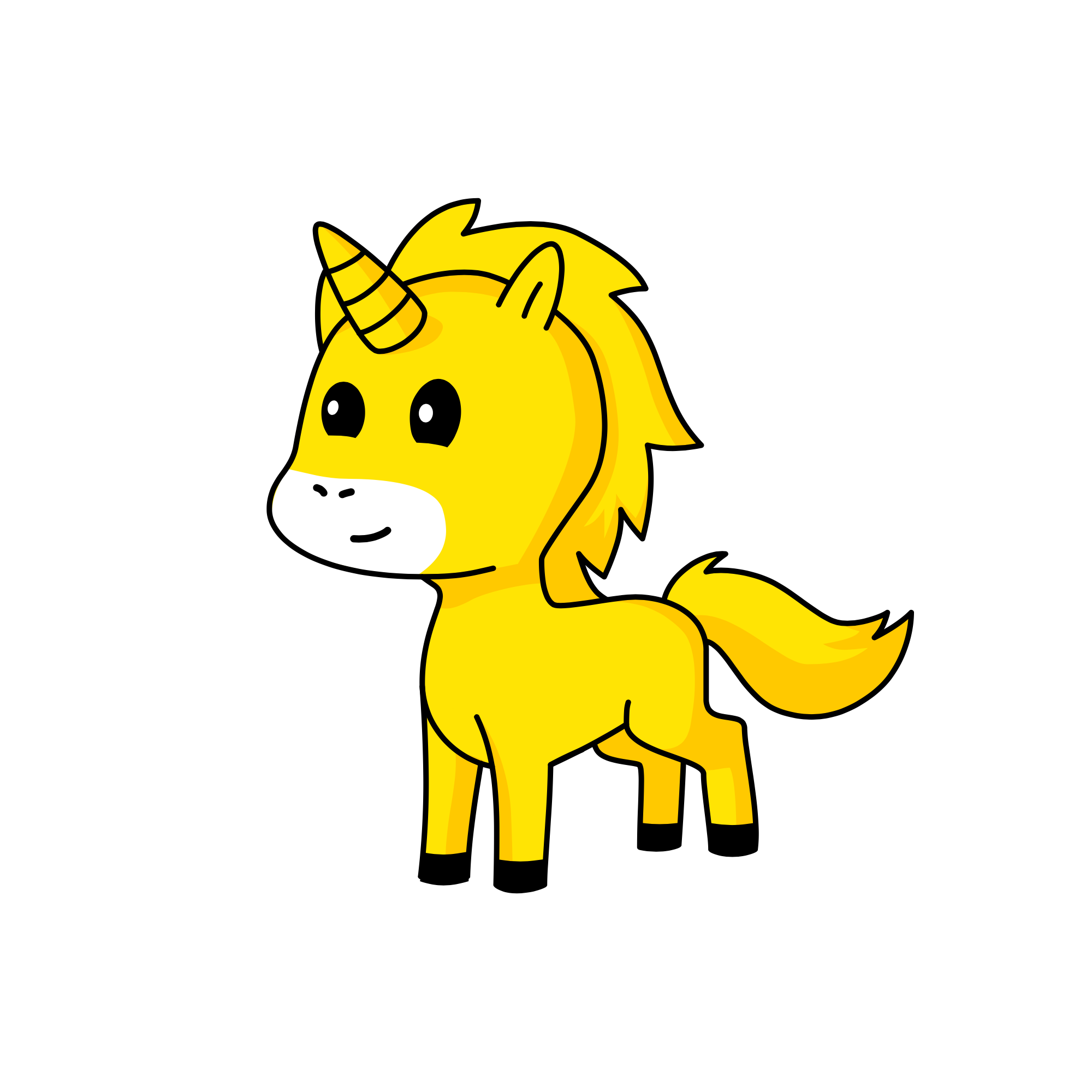 Sand, the unicorn