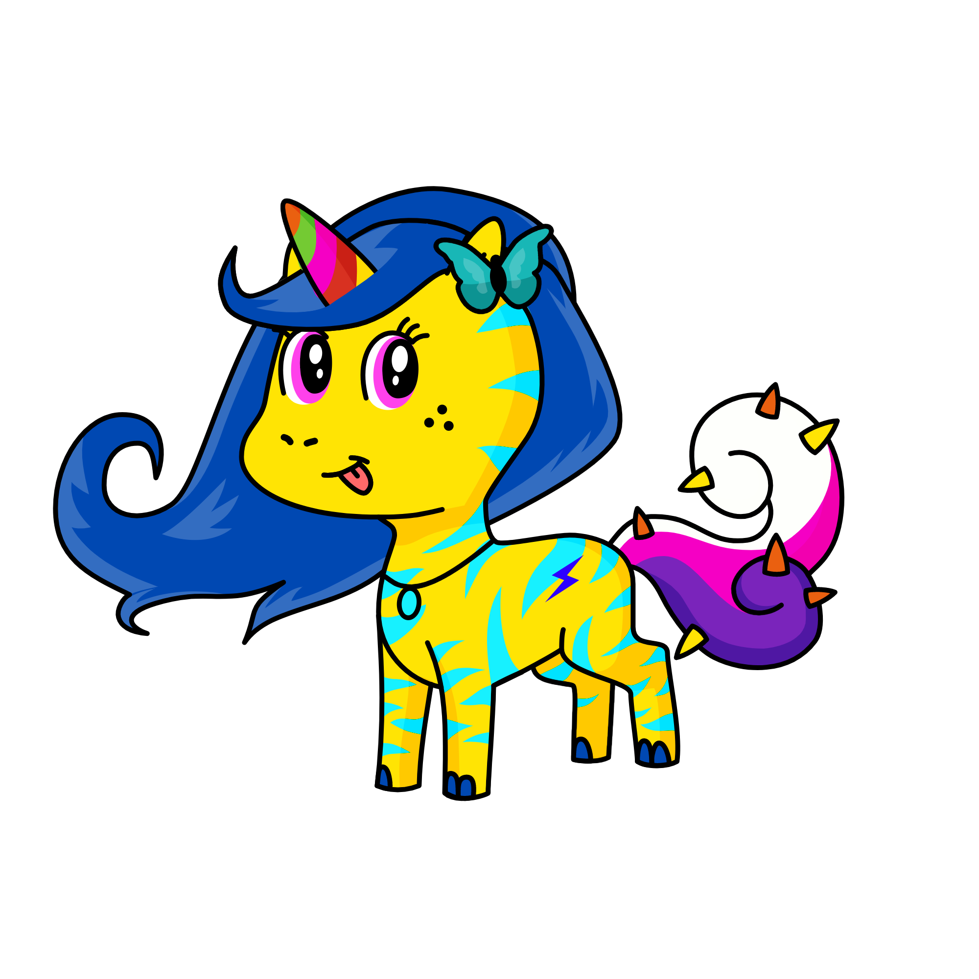 Pau, the unicorn
