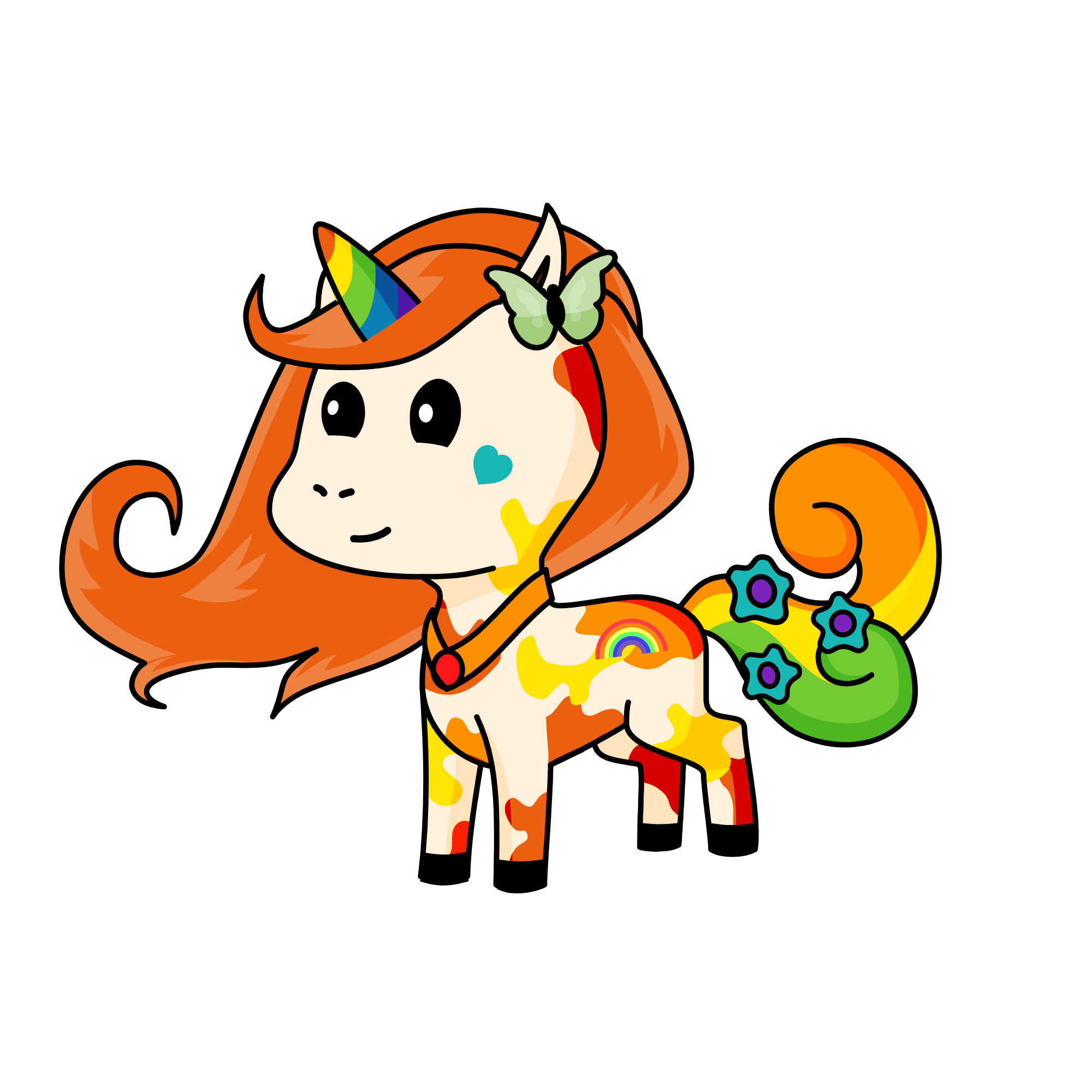 Ruby Rainbow, the unicorn