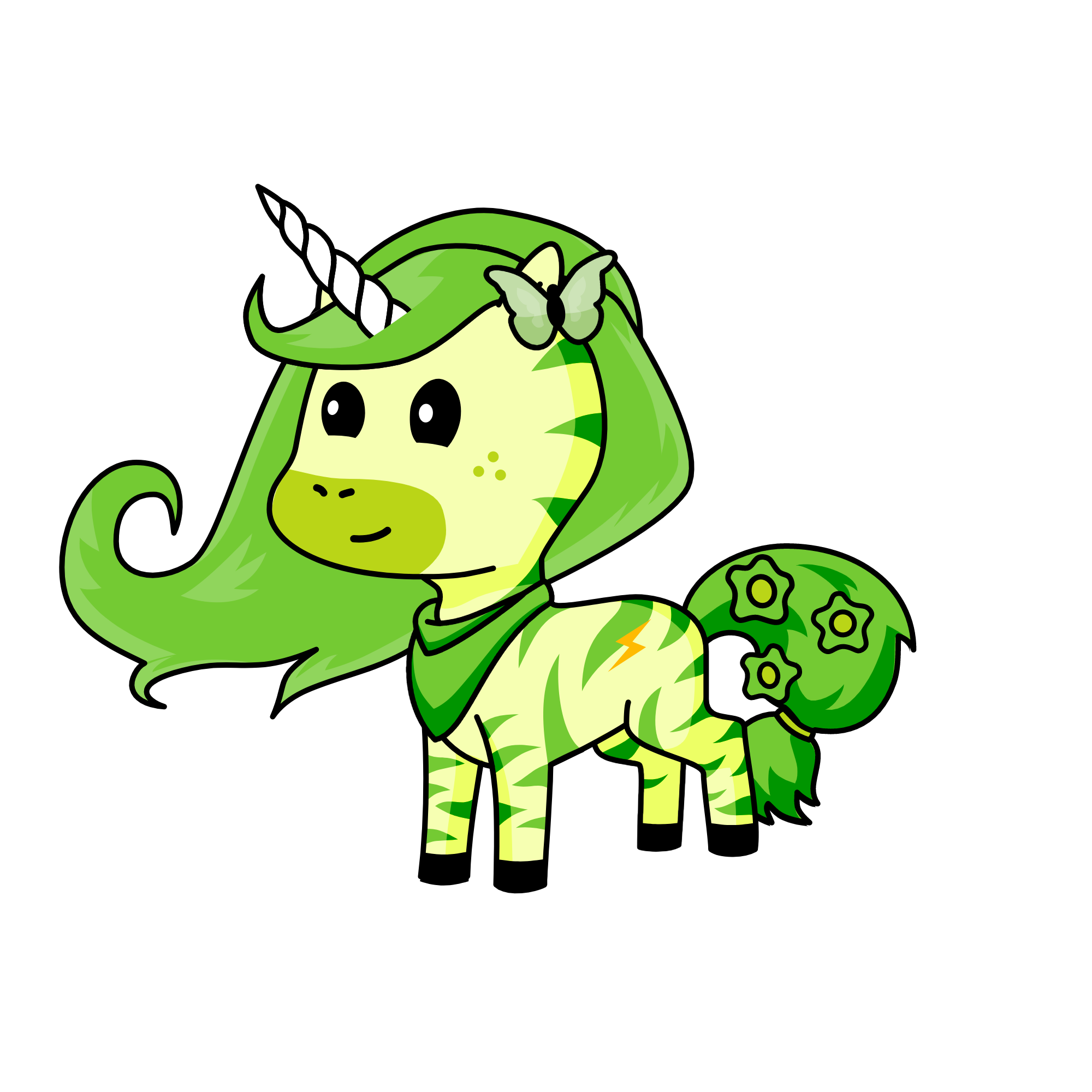 Nature Nelly, the unicorn