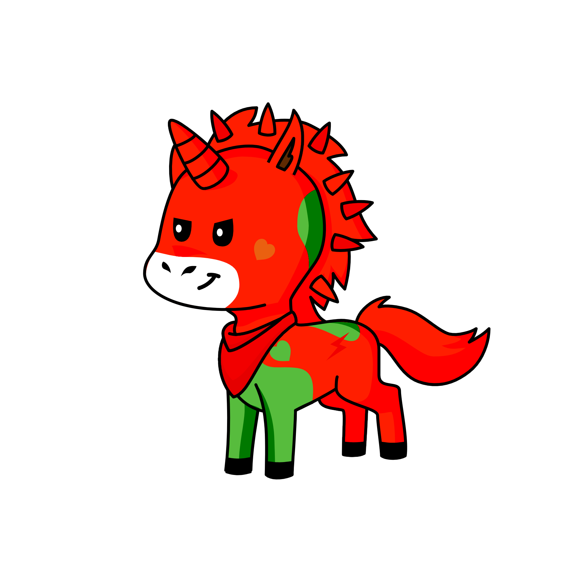 Evil, the unicorn