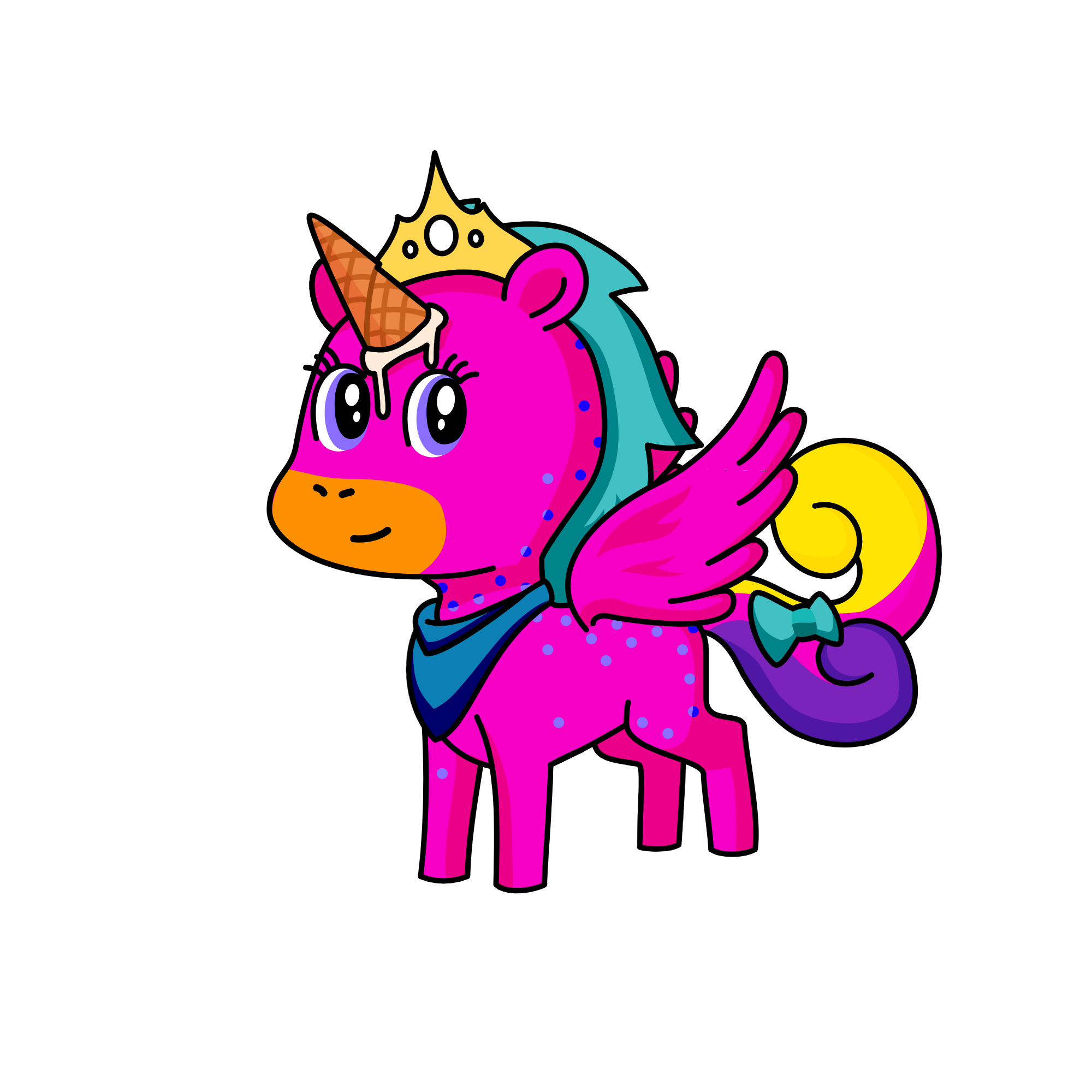 Sparkle Face, the unicorn