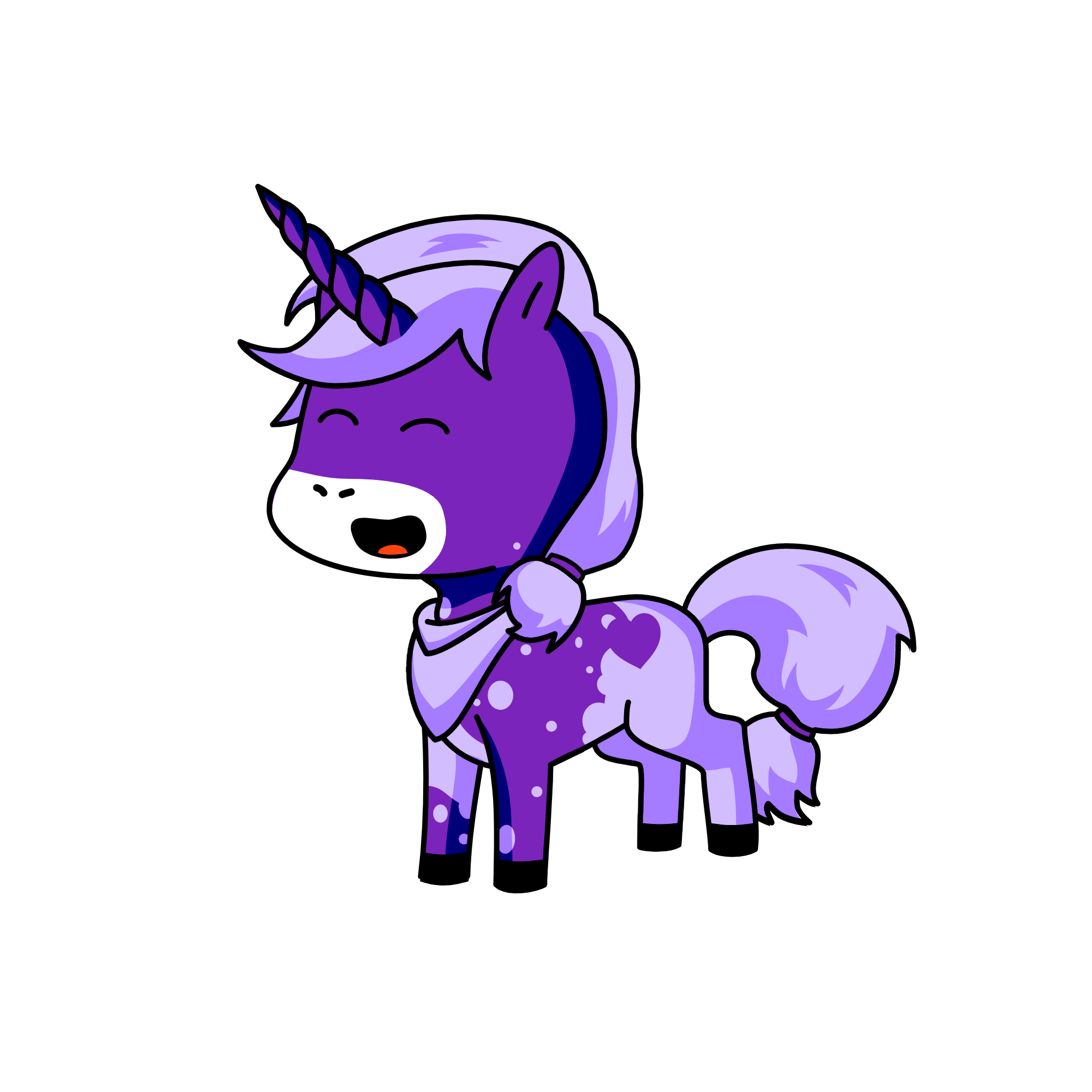 Purps, the unicorn