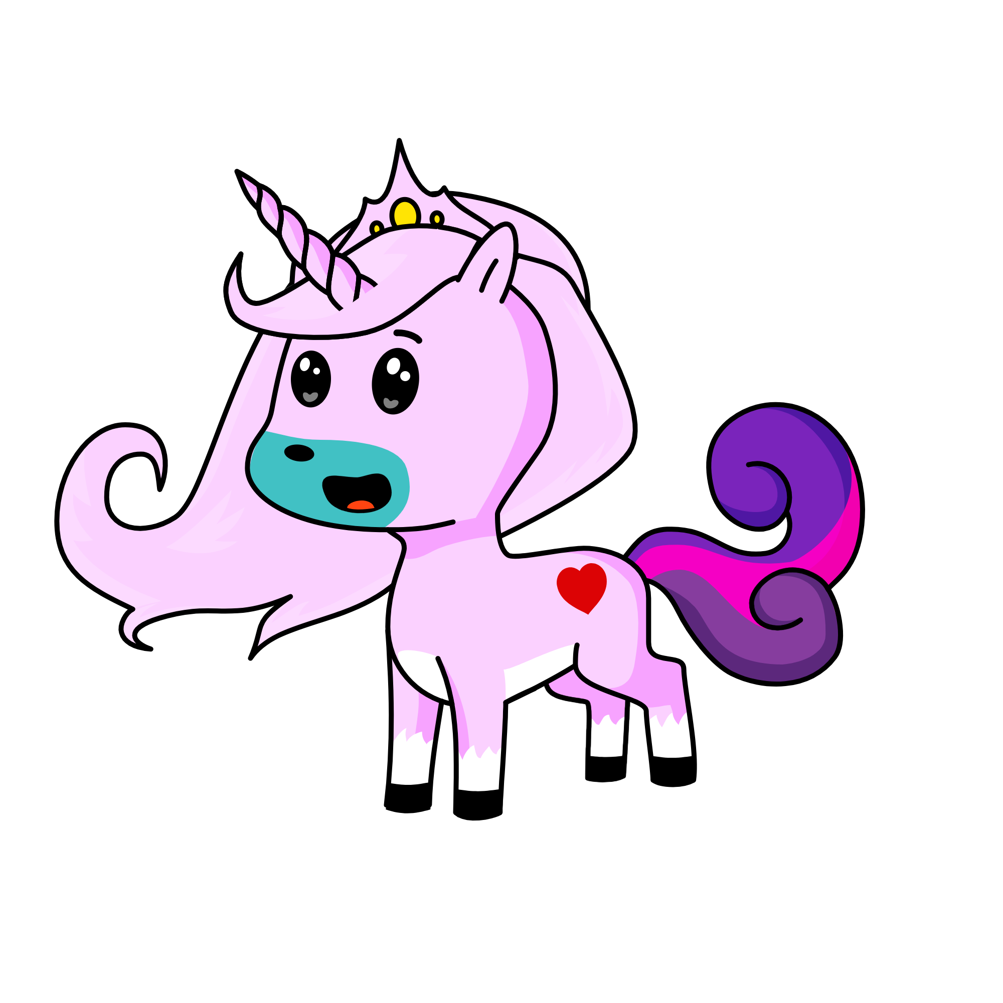 Princess  Sophia, the unicorn