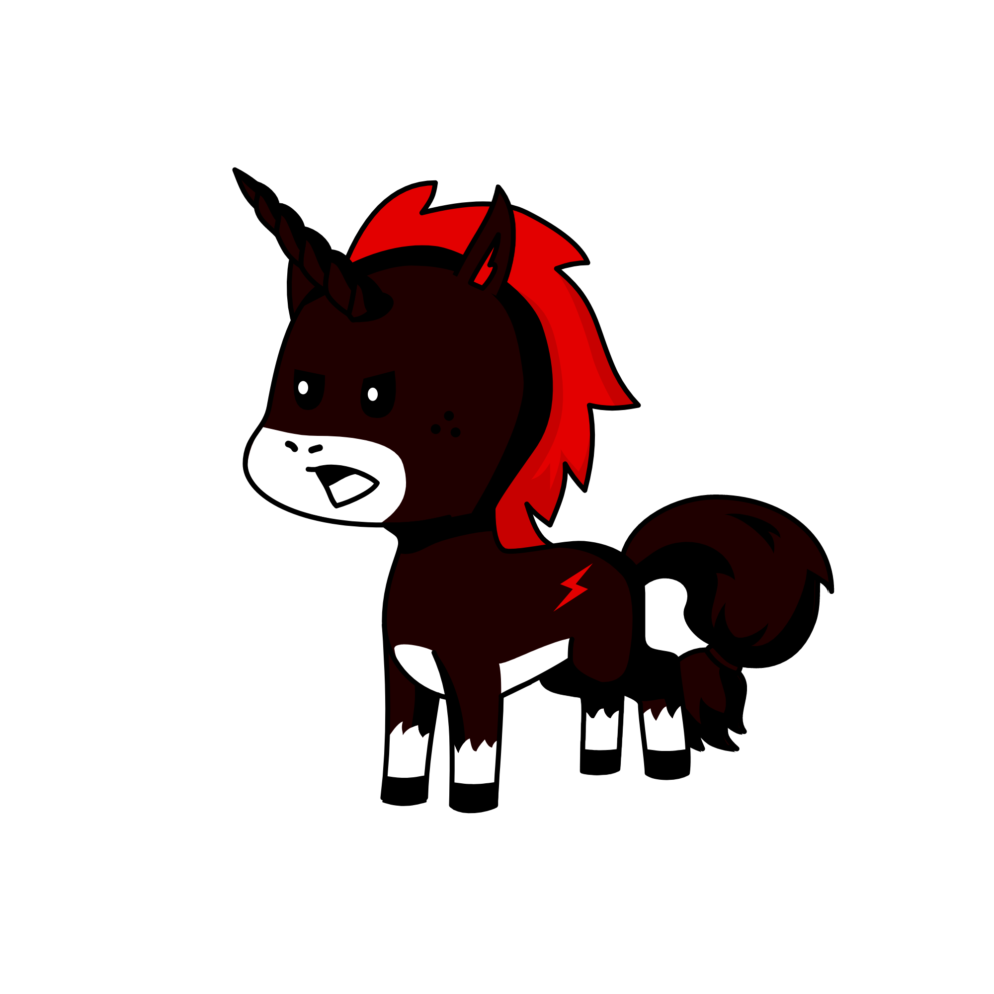 fire ball, the unicorn