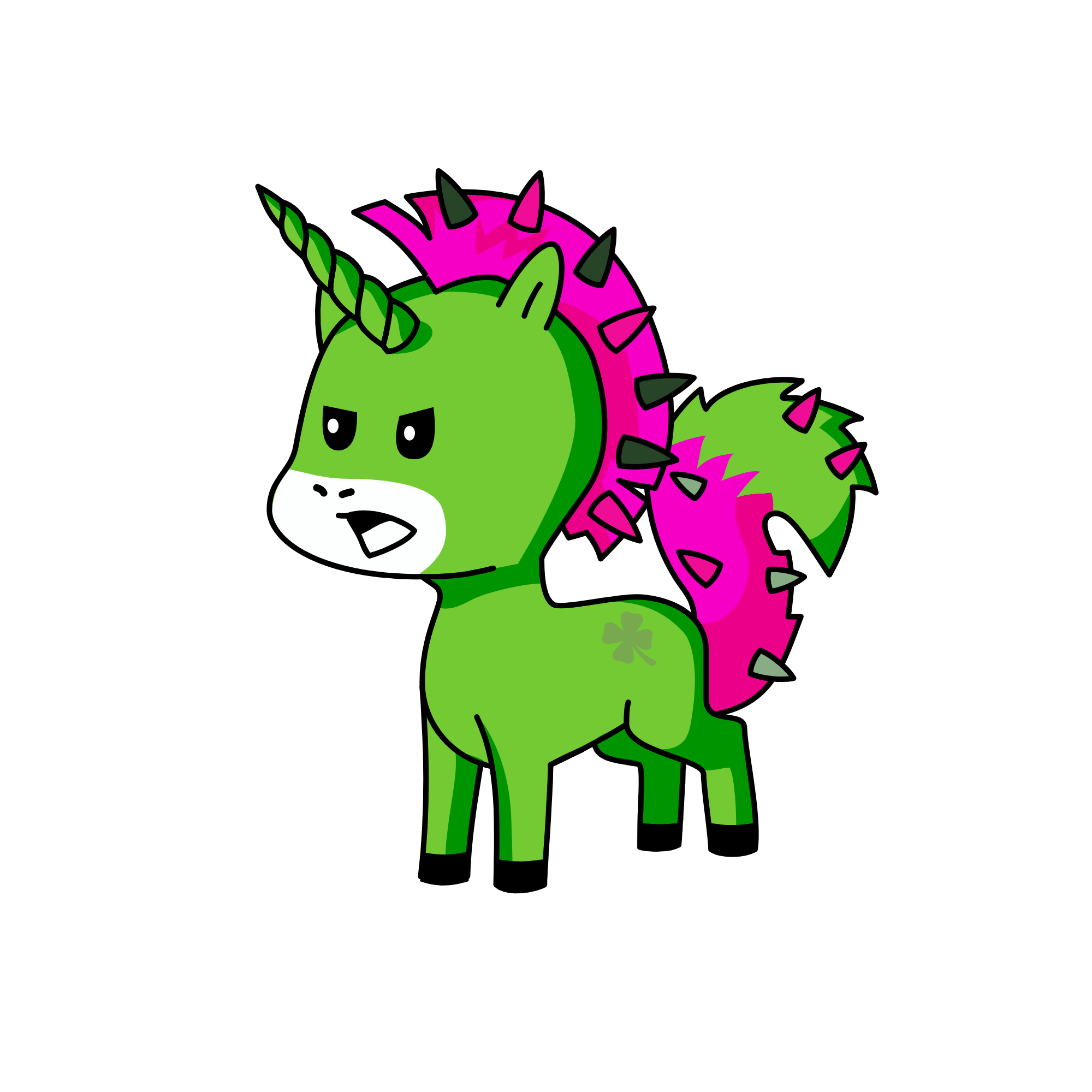 spiker, the unicorn