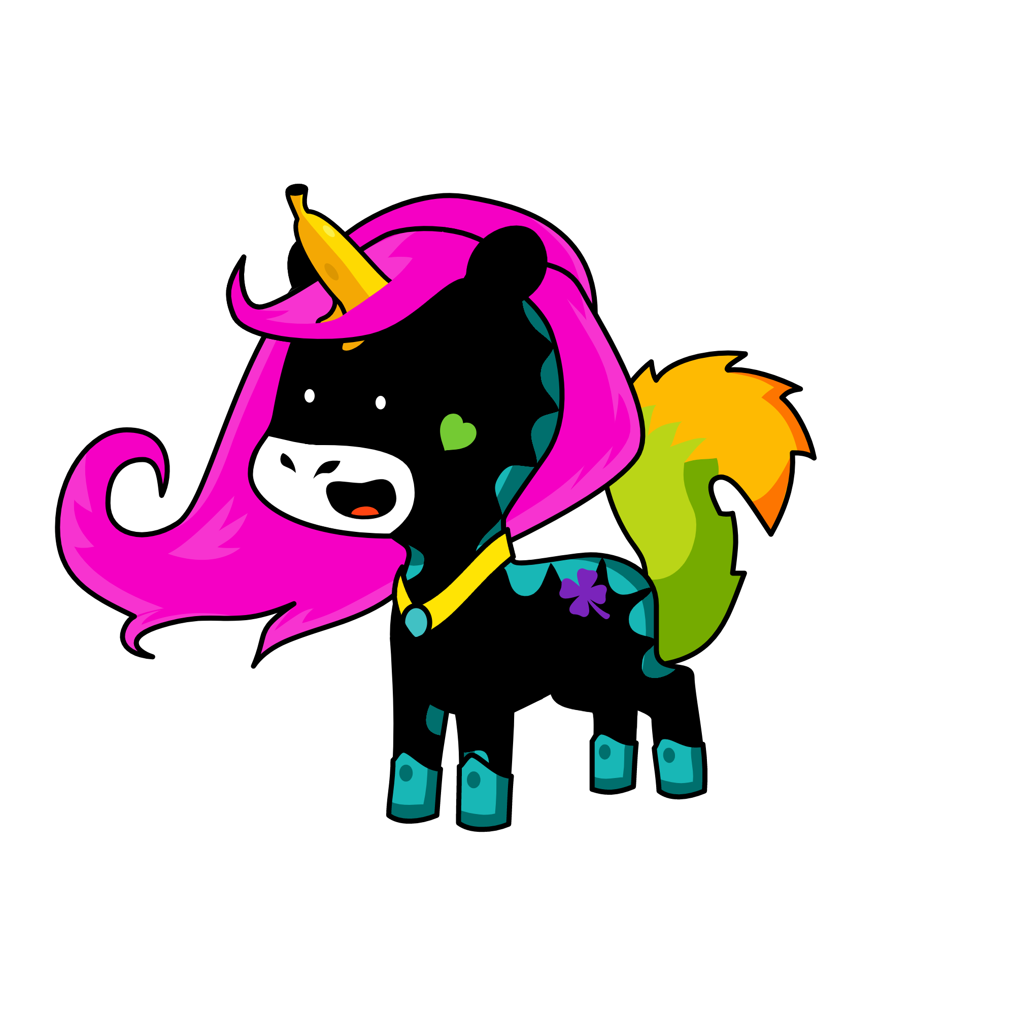 b, the unicorn
