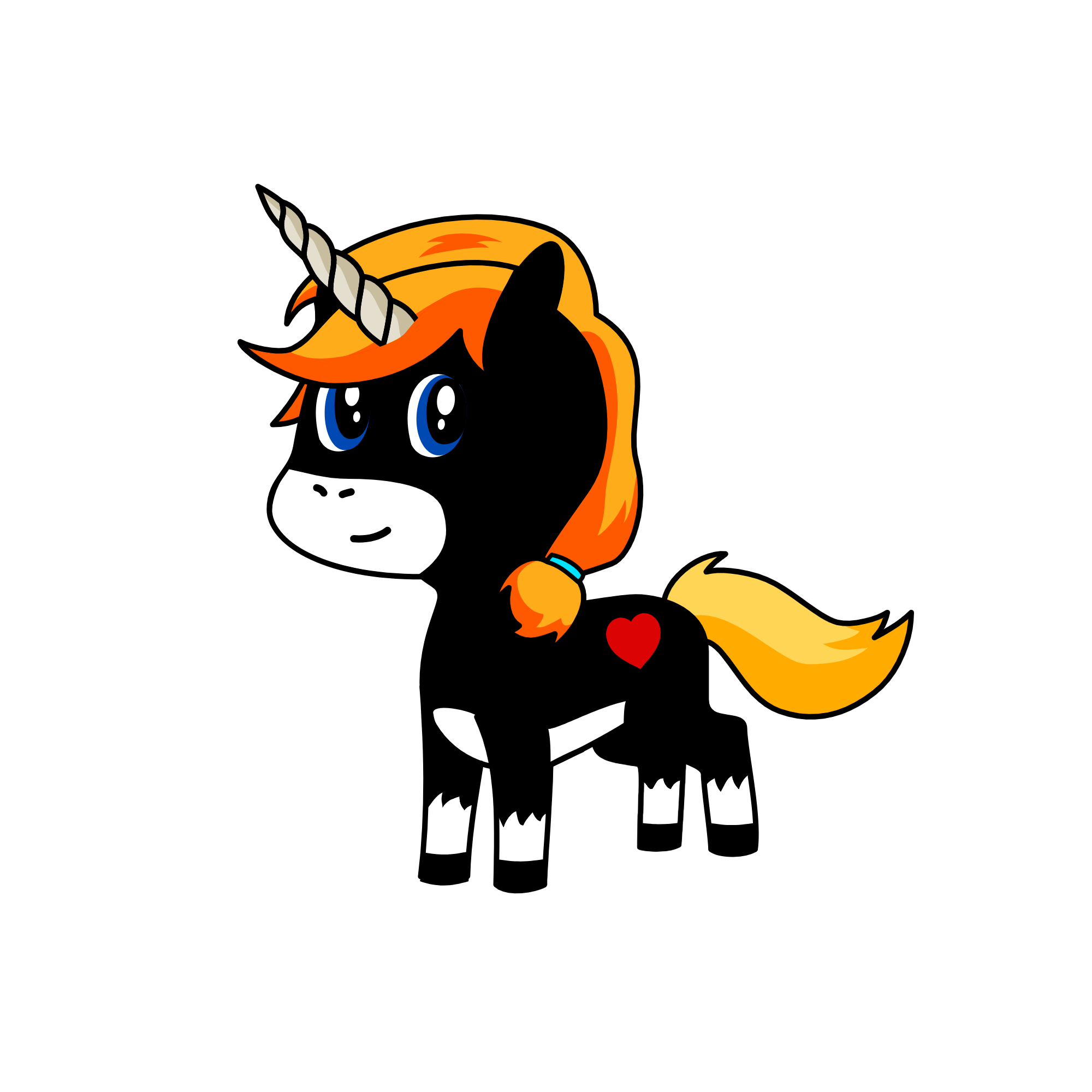 j, the unicorn