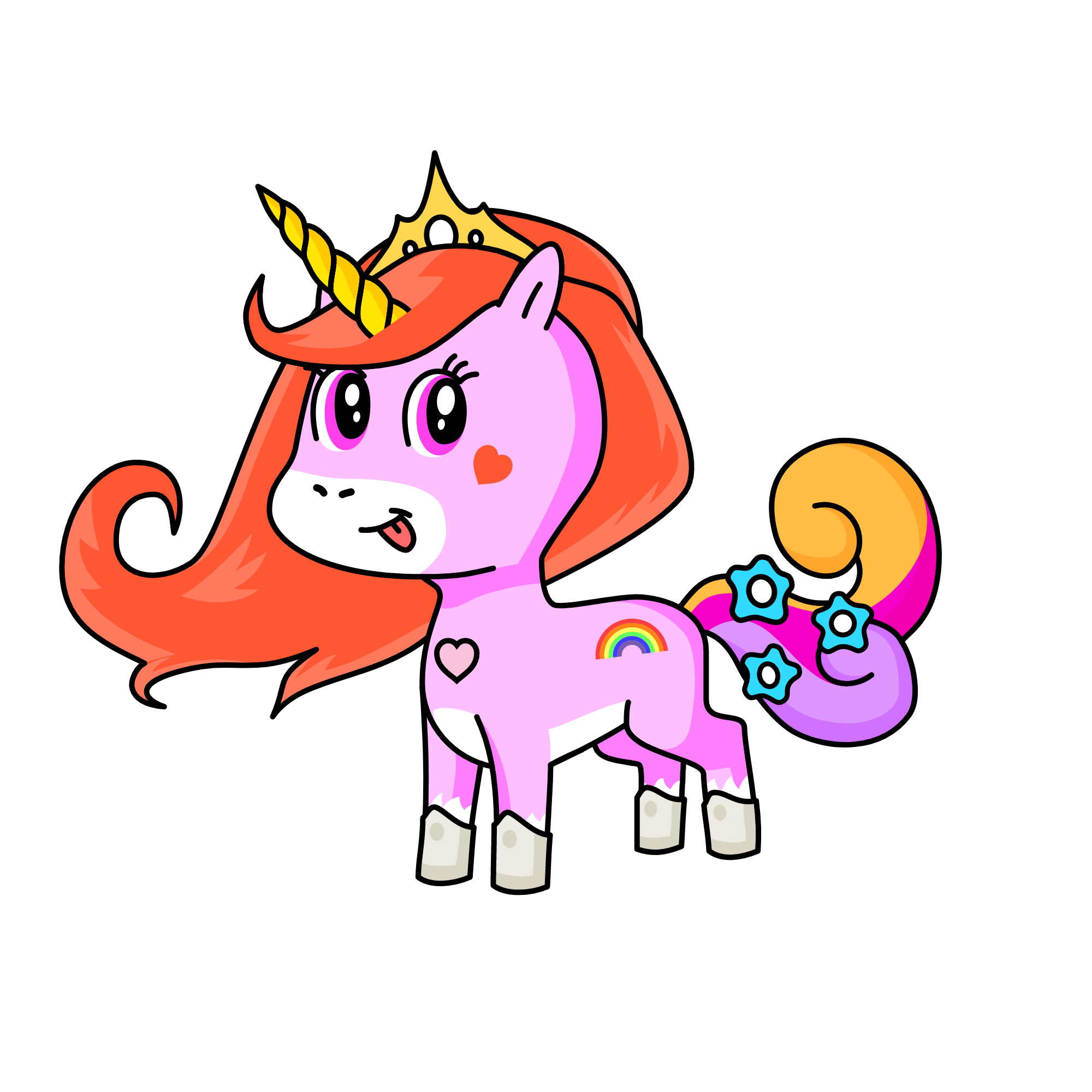Pinky, the unicorn