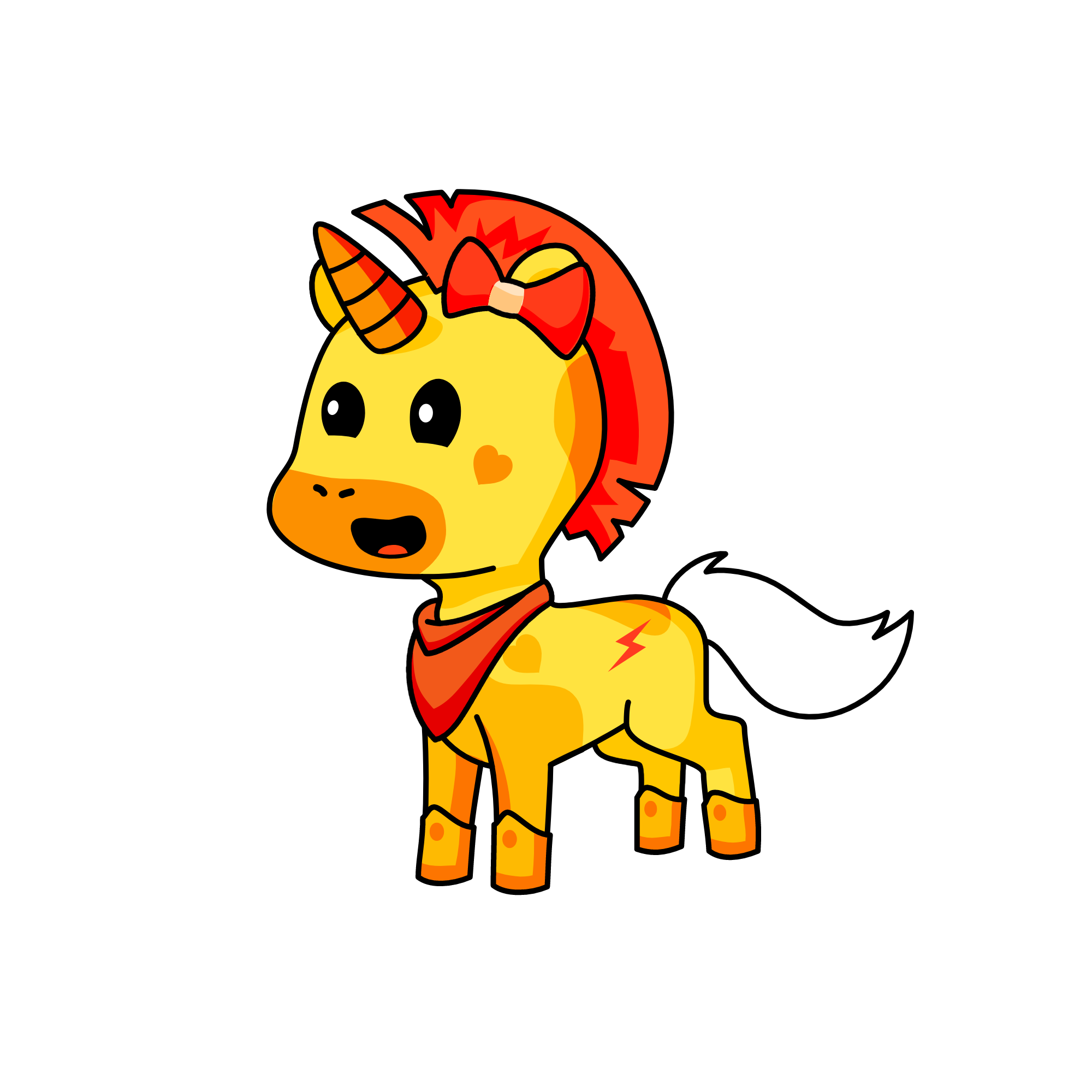 UNICORN LIGTHNING SHINE, the unicorn