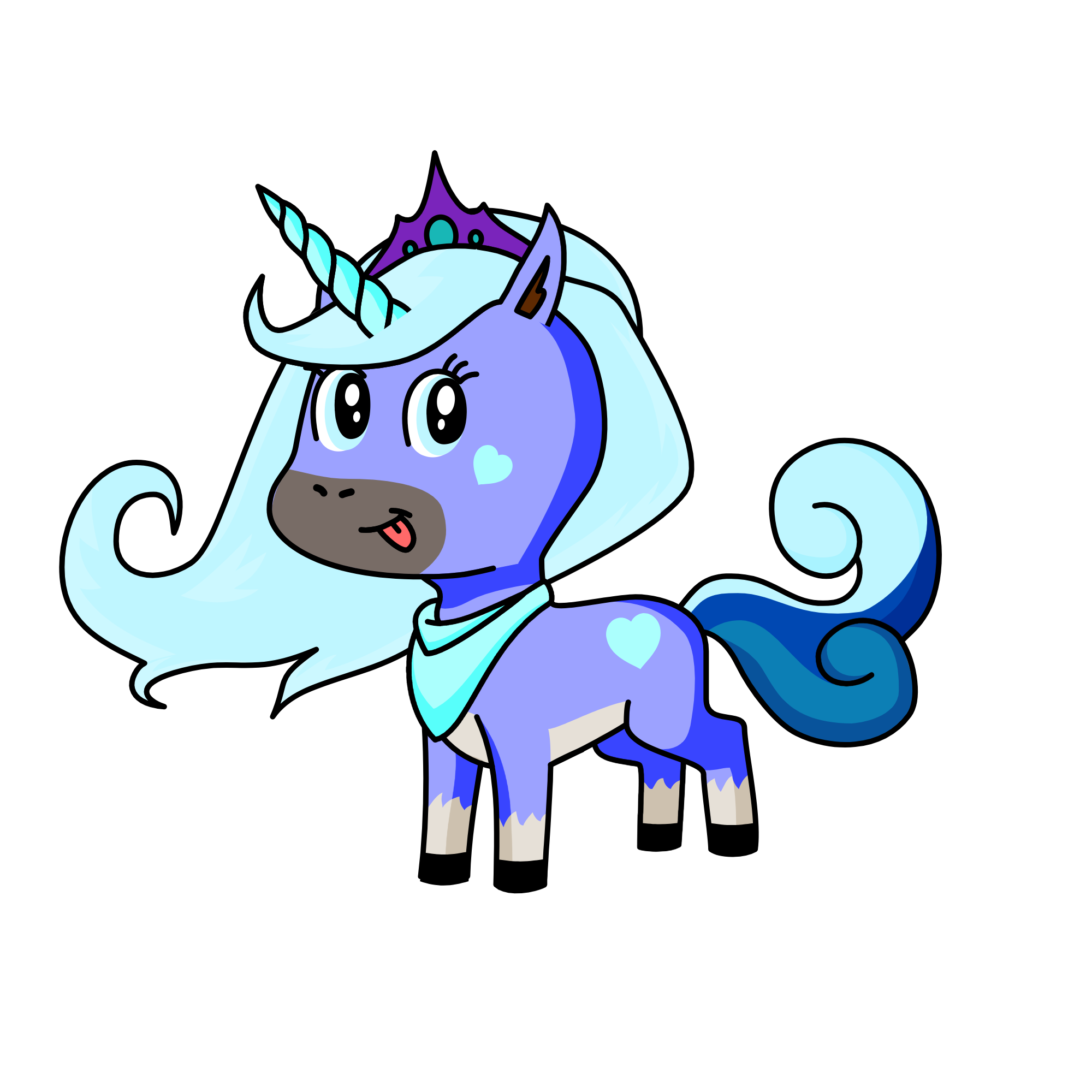 Snowy, the unicorn