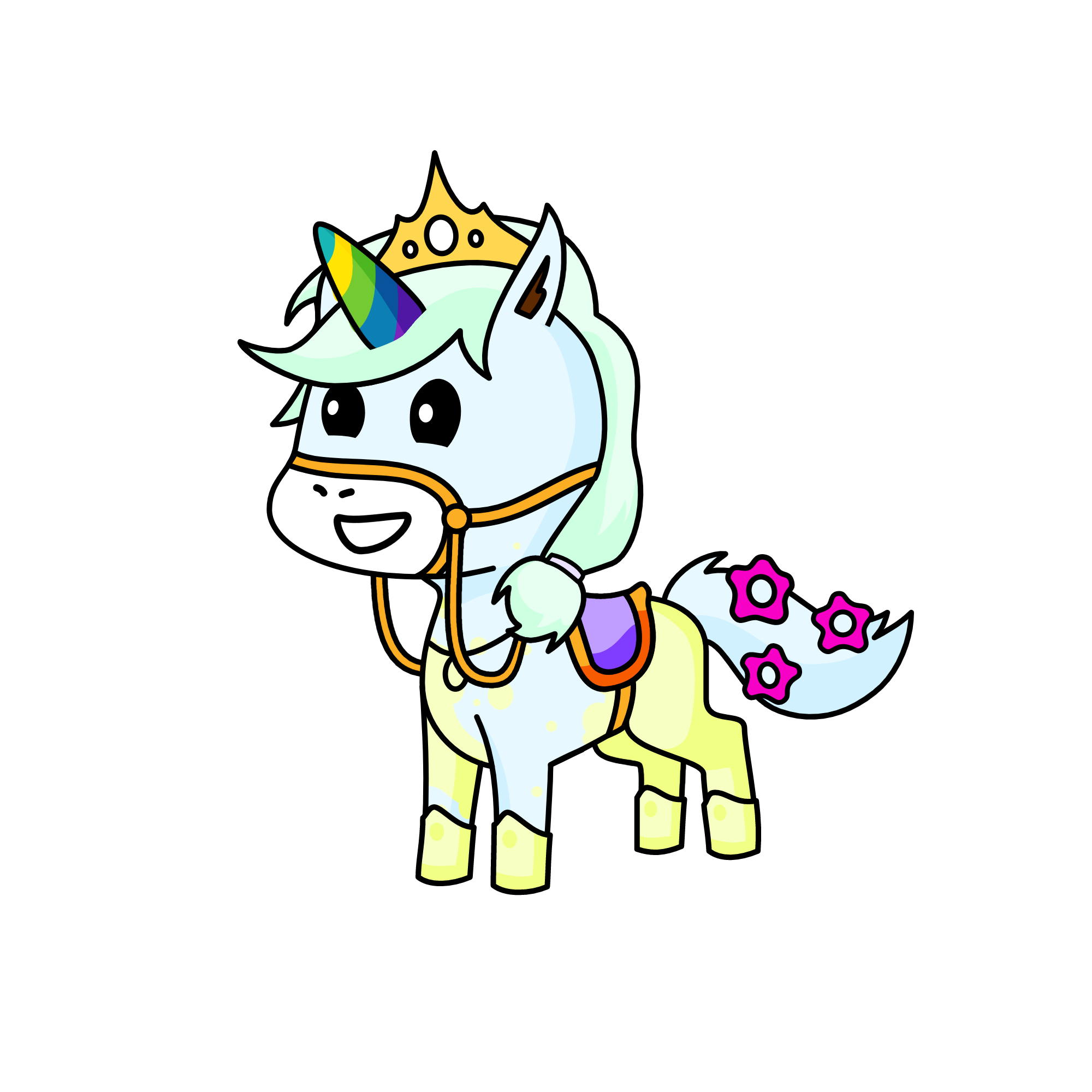 Delphie, the unicorn