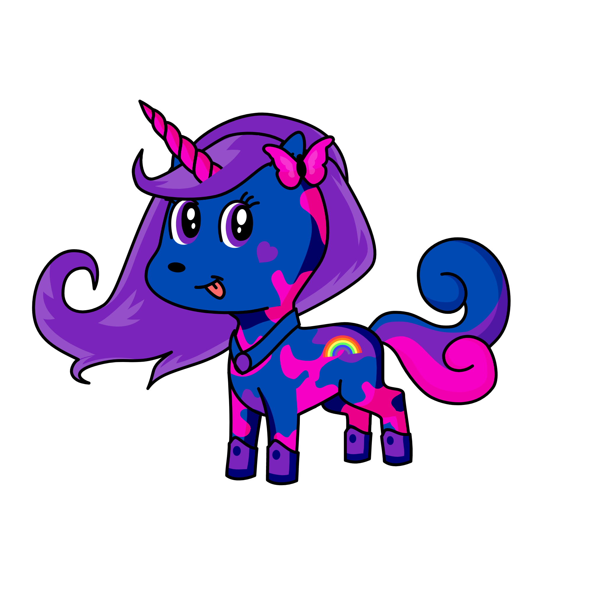 raiinbow, the unicorn