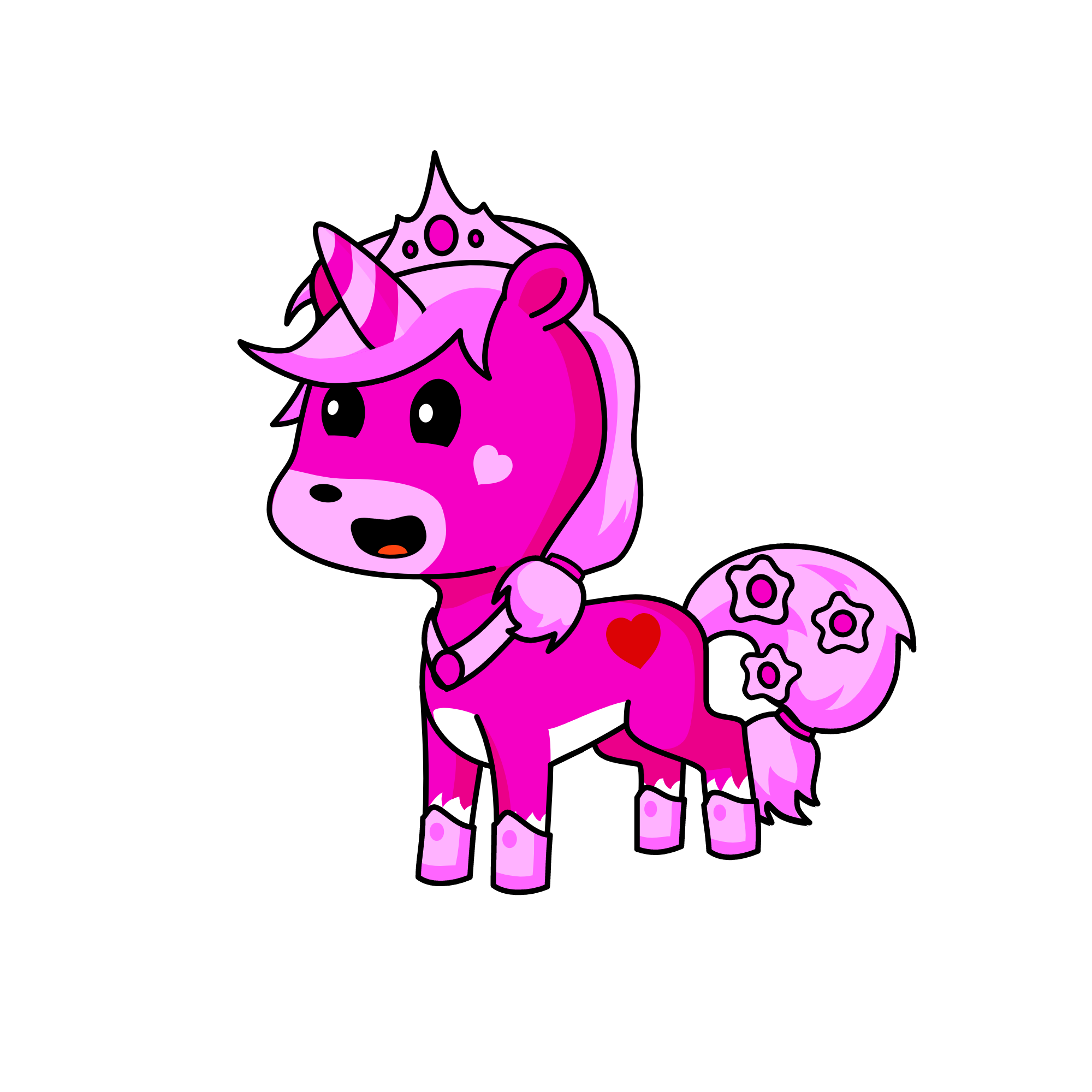 pinky, the unicorn
