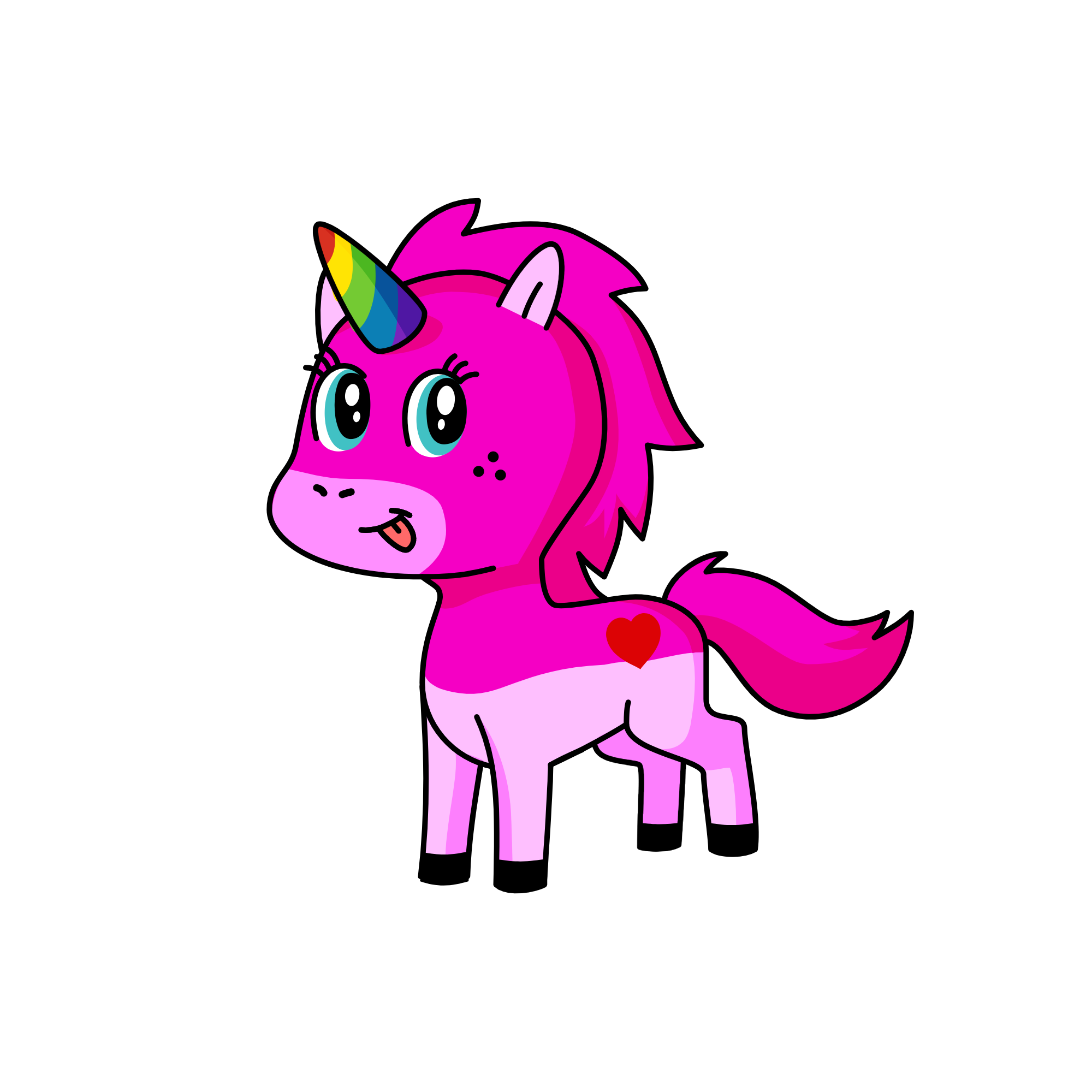 Pinkie pie, the unicorn