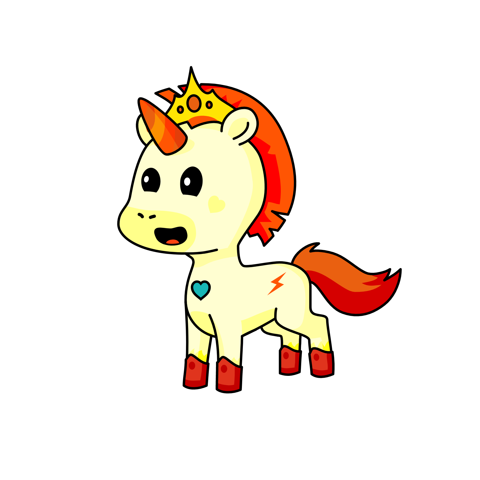 KING ULTRA GEED, the unicorn