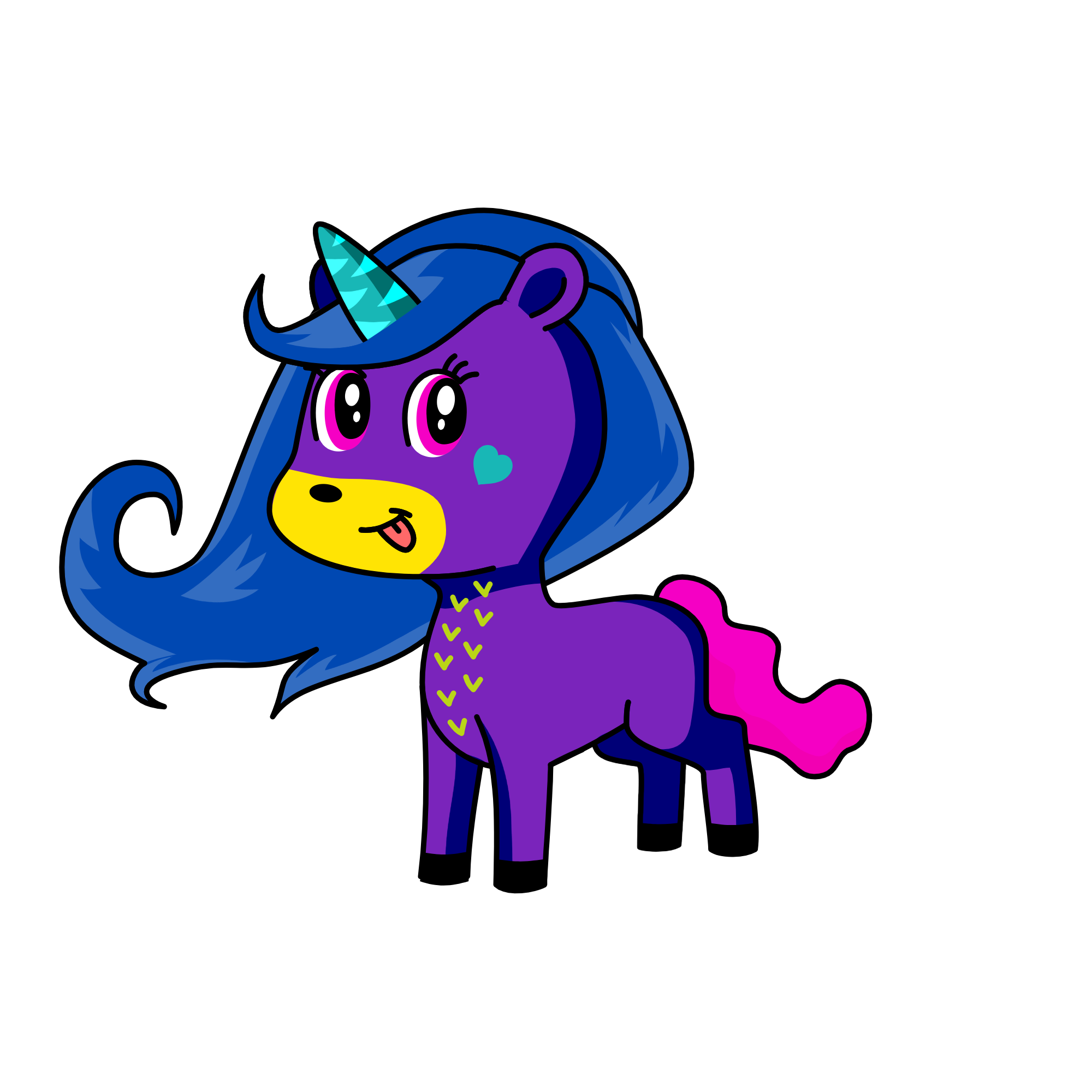 Lilly, the unicorn