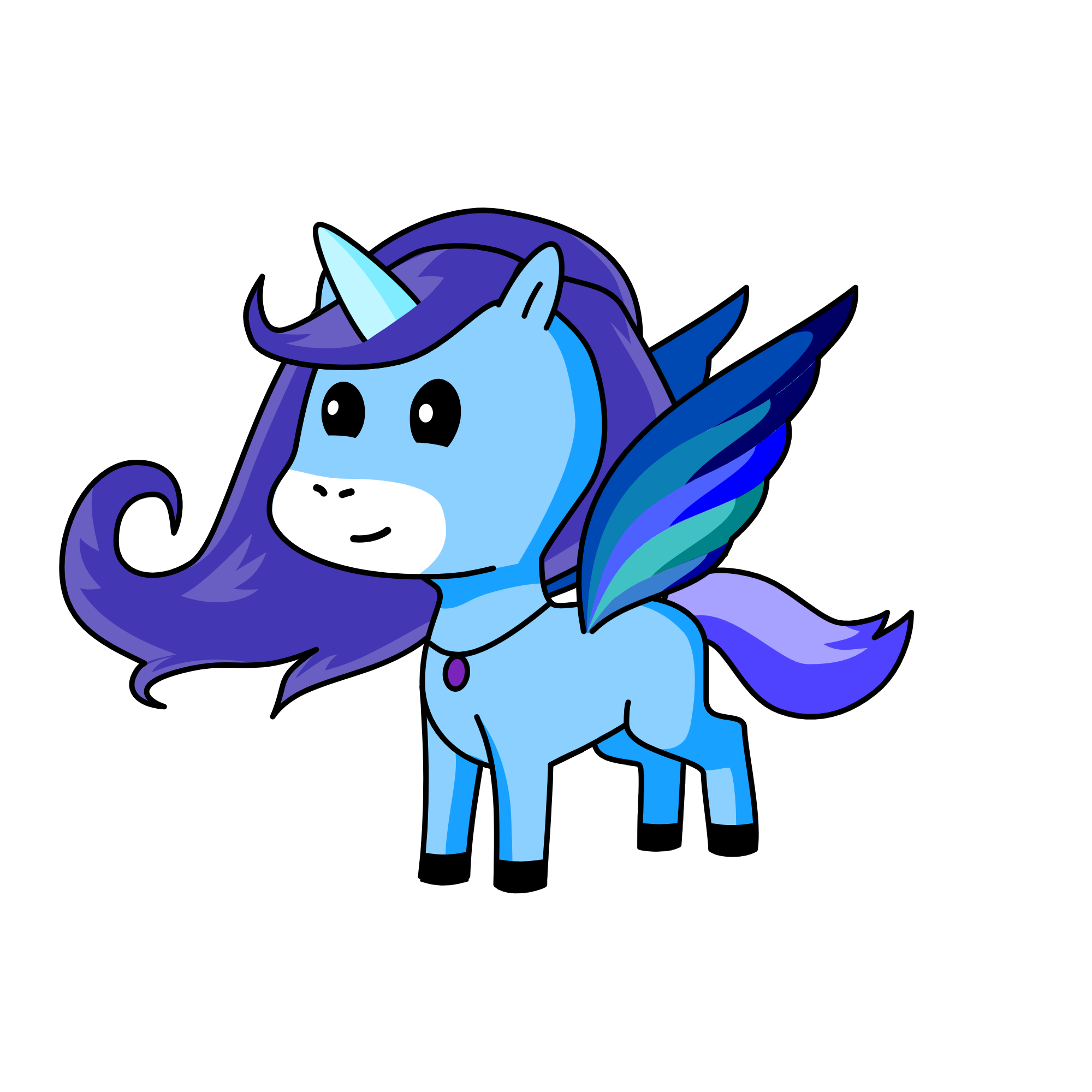 Princess of antarctica, the unicorn