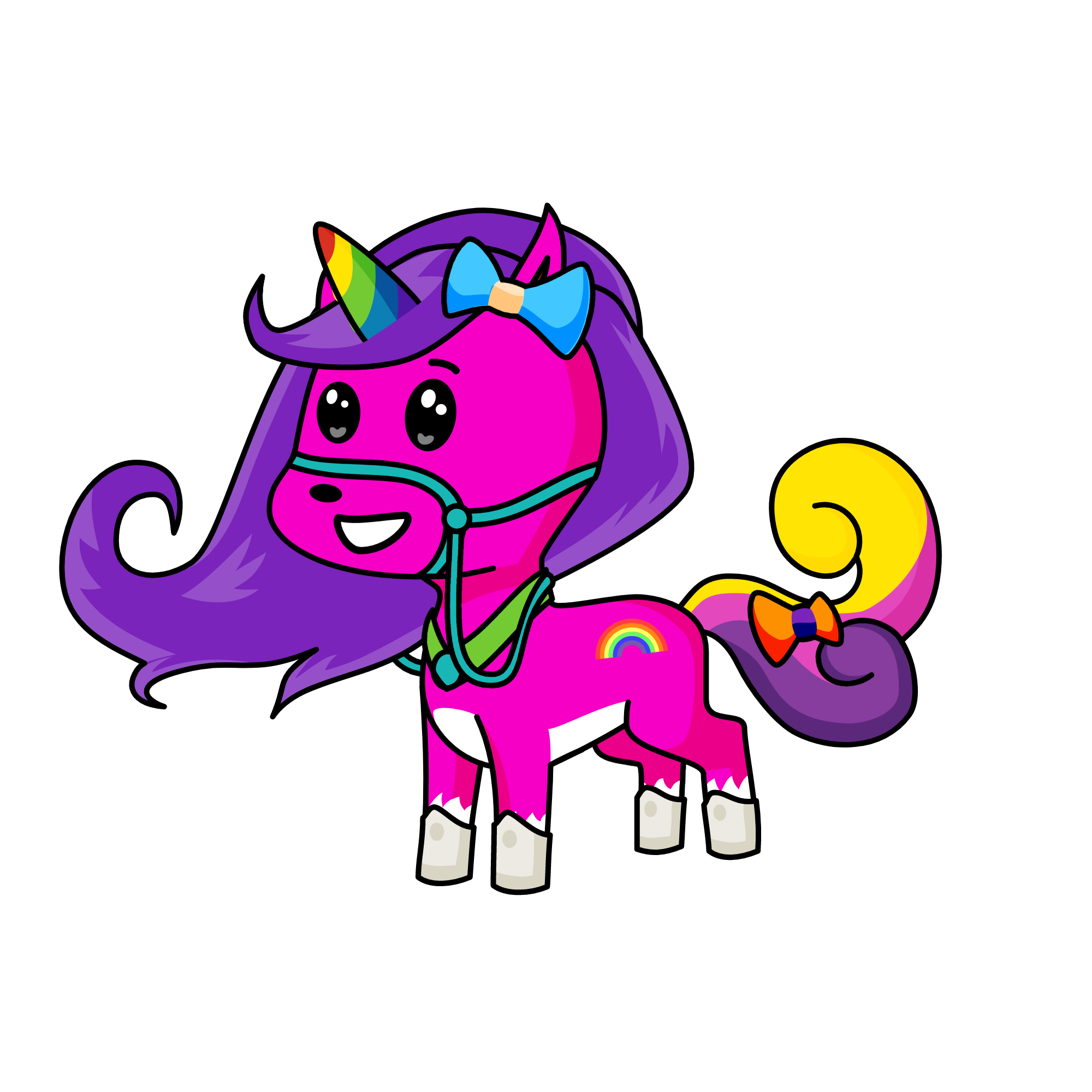 Paradise, the unicorn