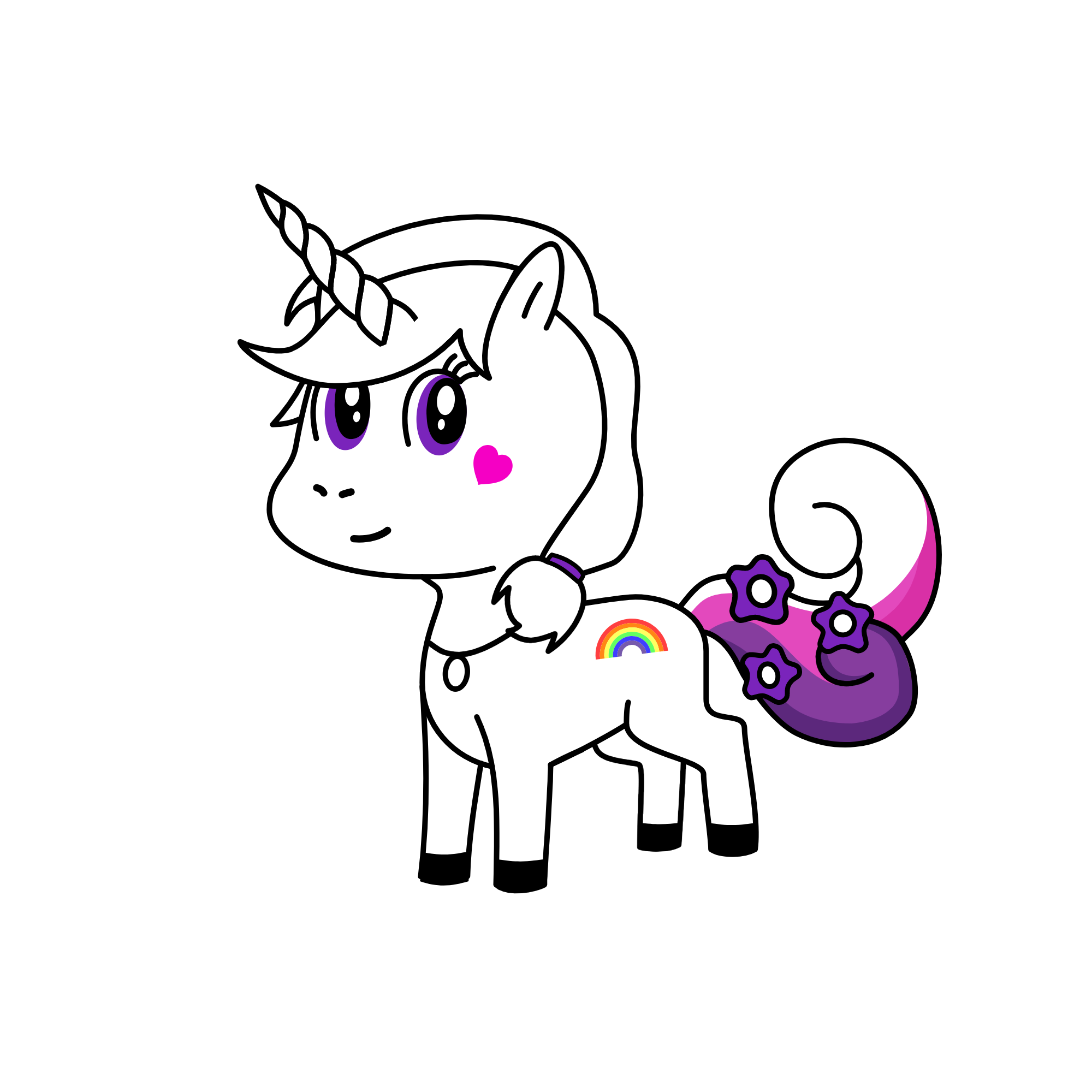 Cutie, the unicorn