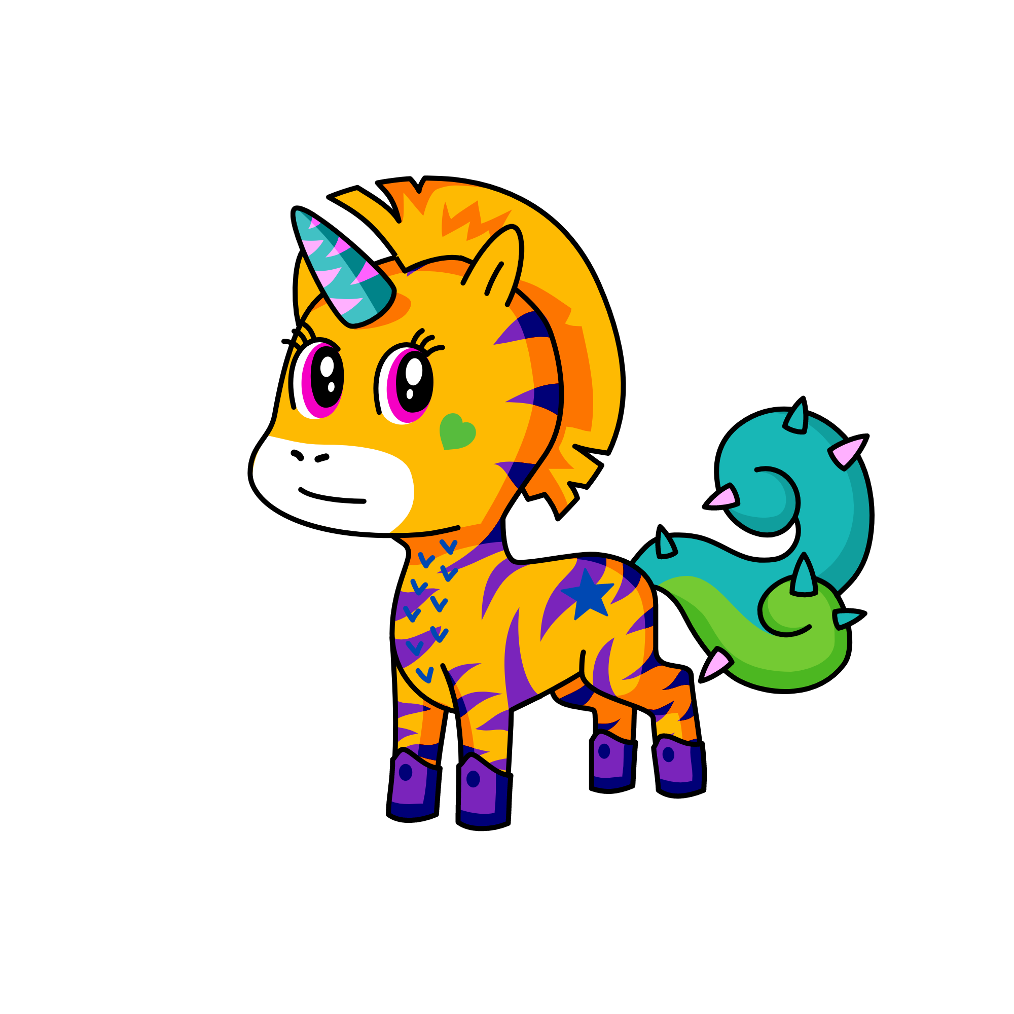 Blech!!!, the unicorn