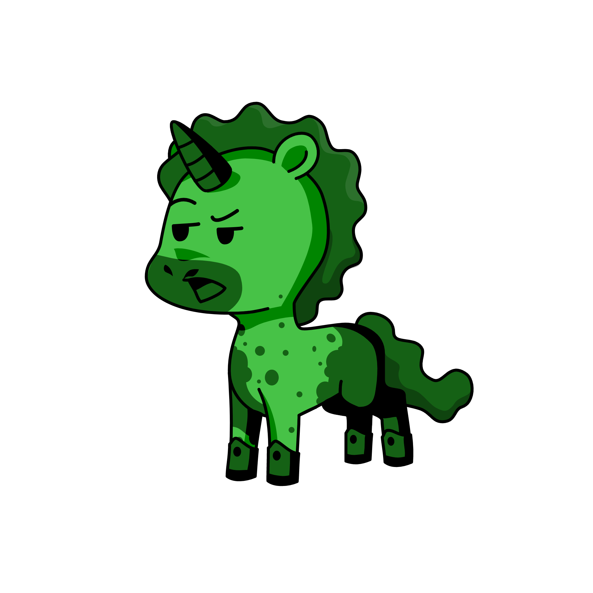 muck, the king of slime(boogers), the unicorn