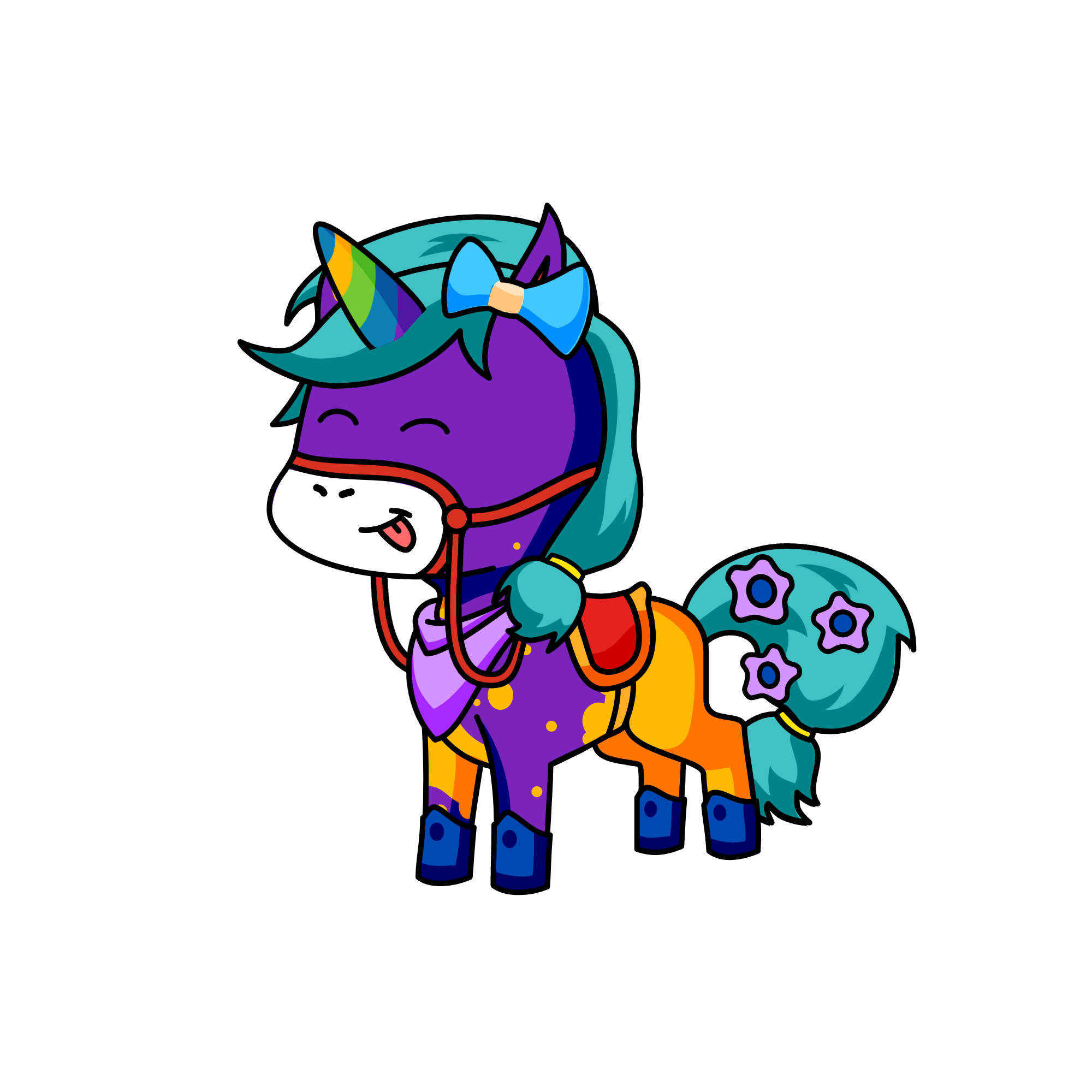 Rainbow farts, the unicorn
