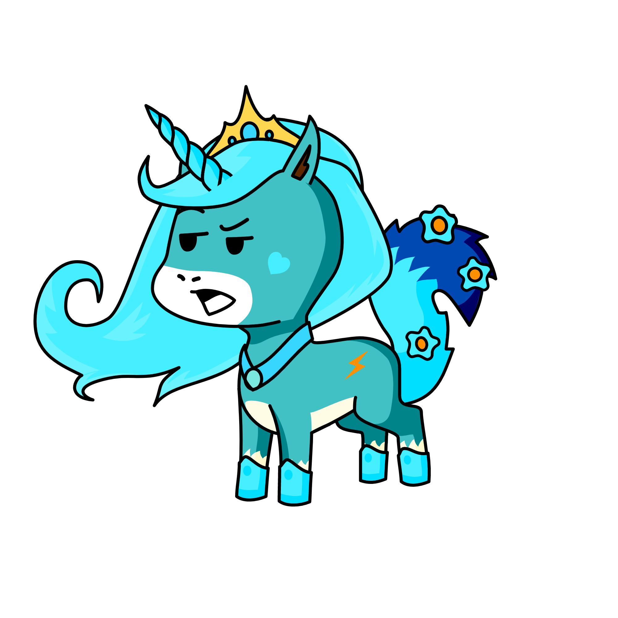 ra'ad, the unicorn