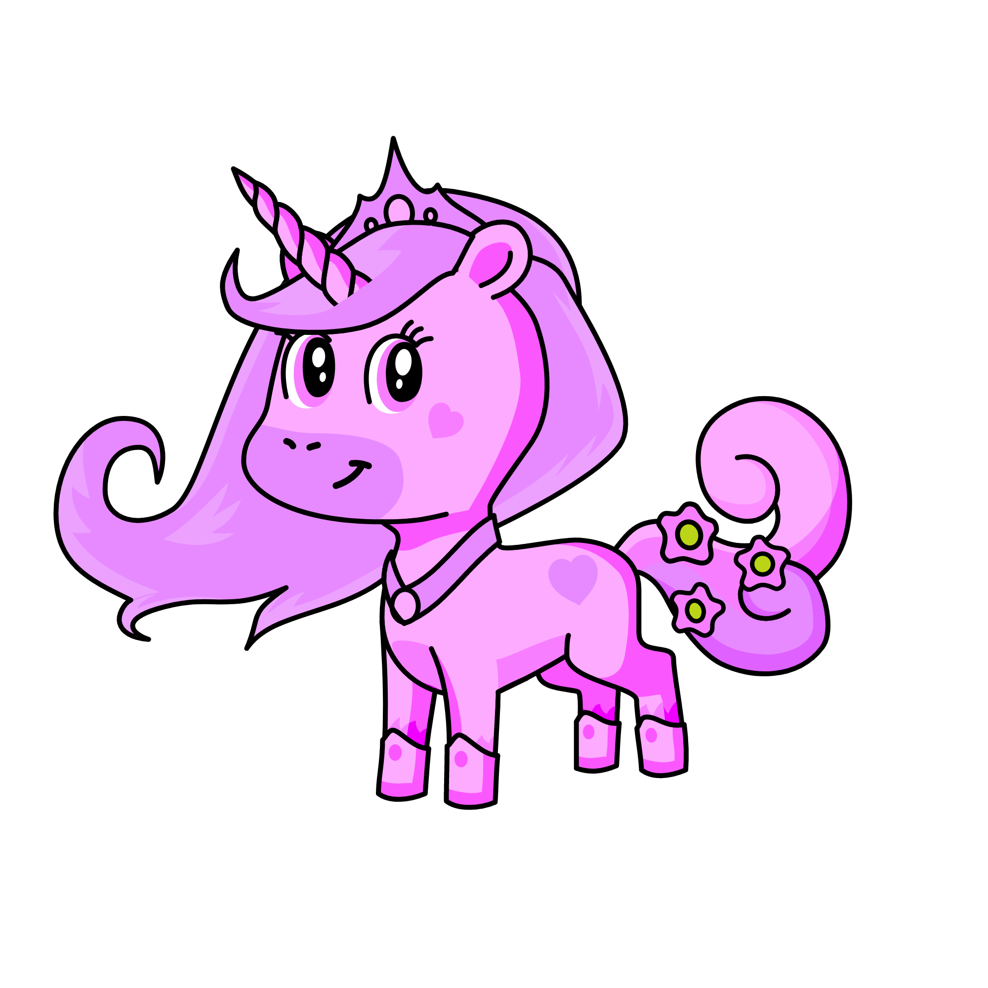 pinky, the unicorn