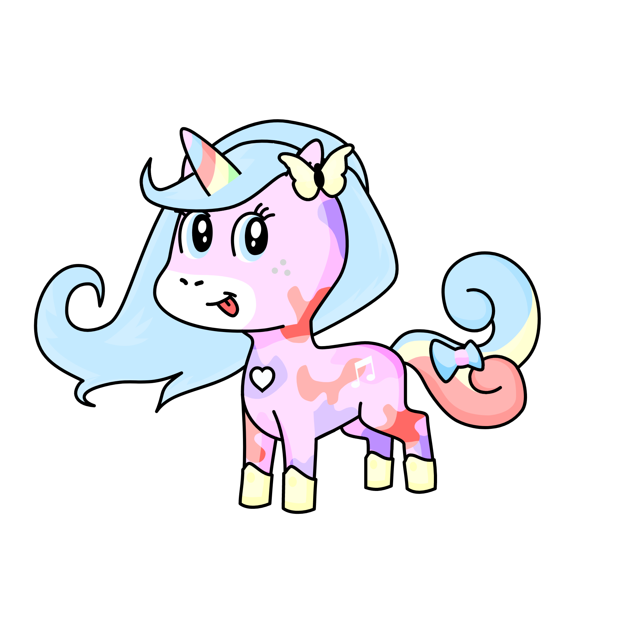 pastelicorn, the unicorn