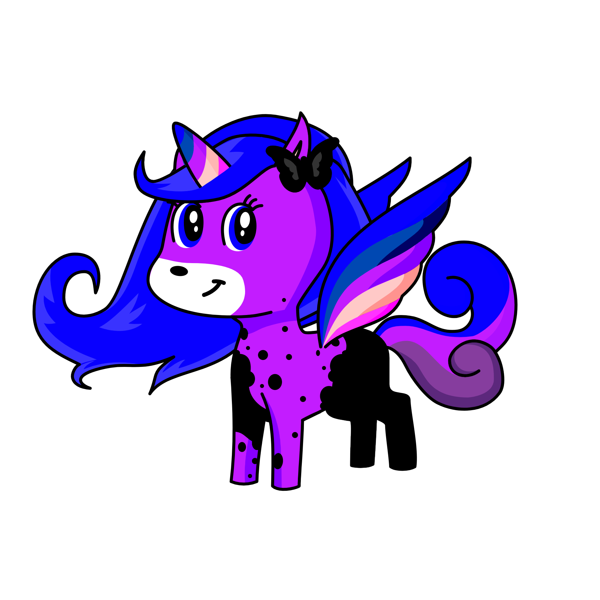 Moonlight, the unicorn