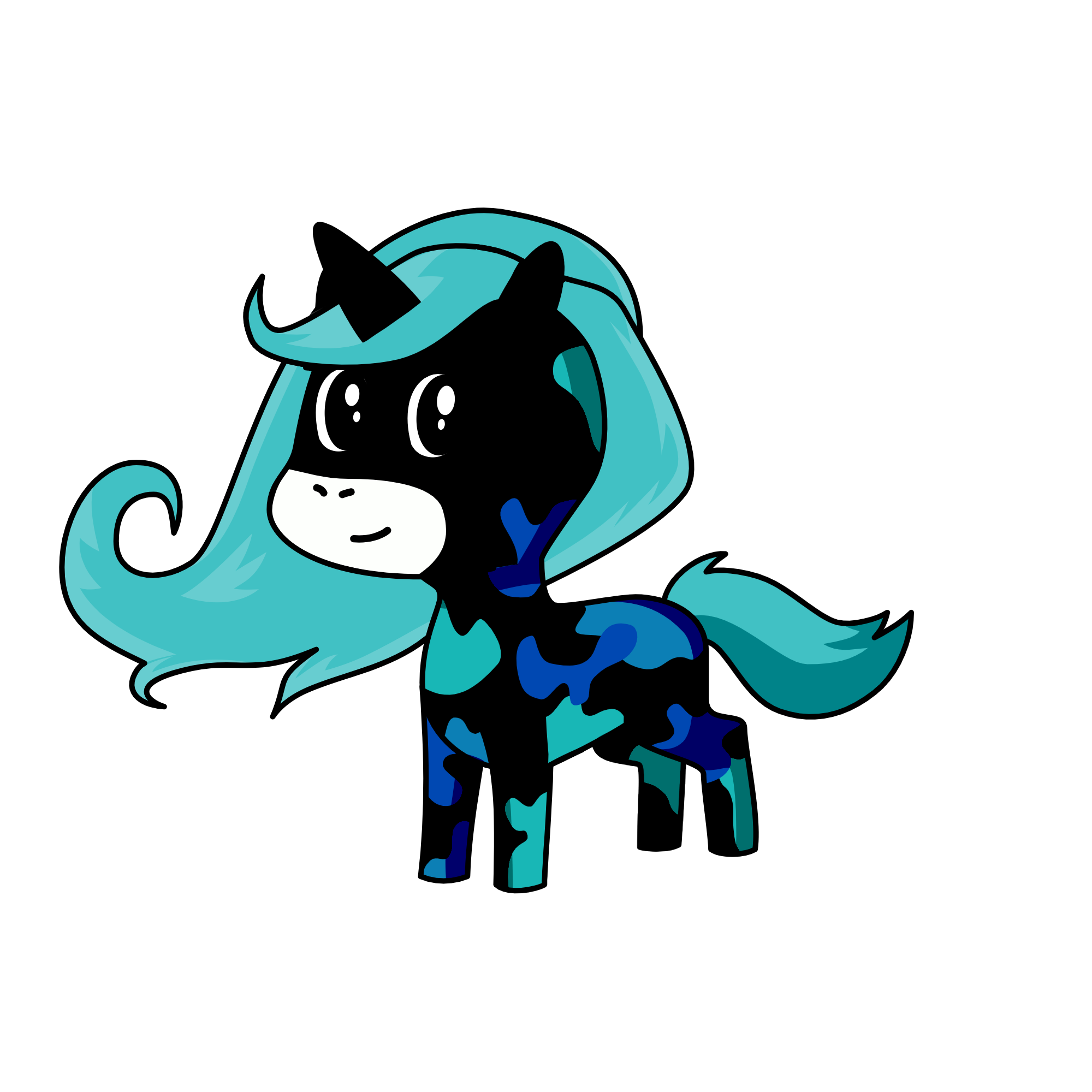 Midnight, the unicorn