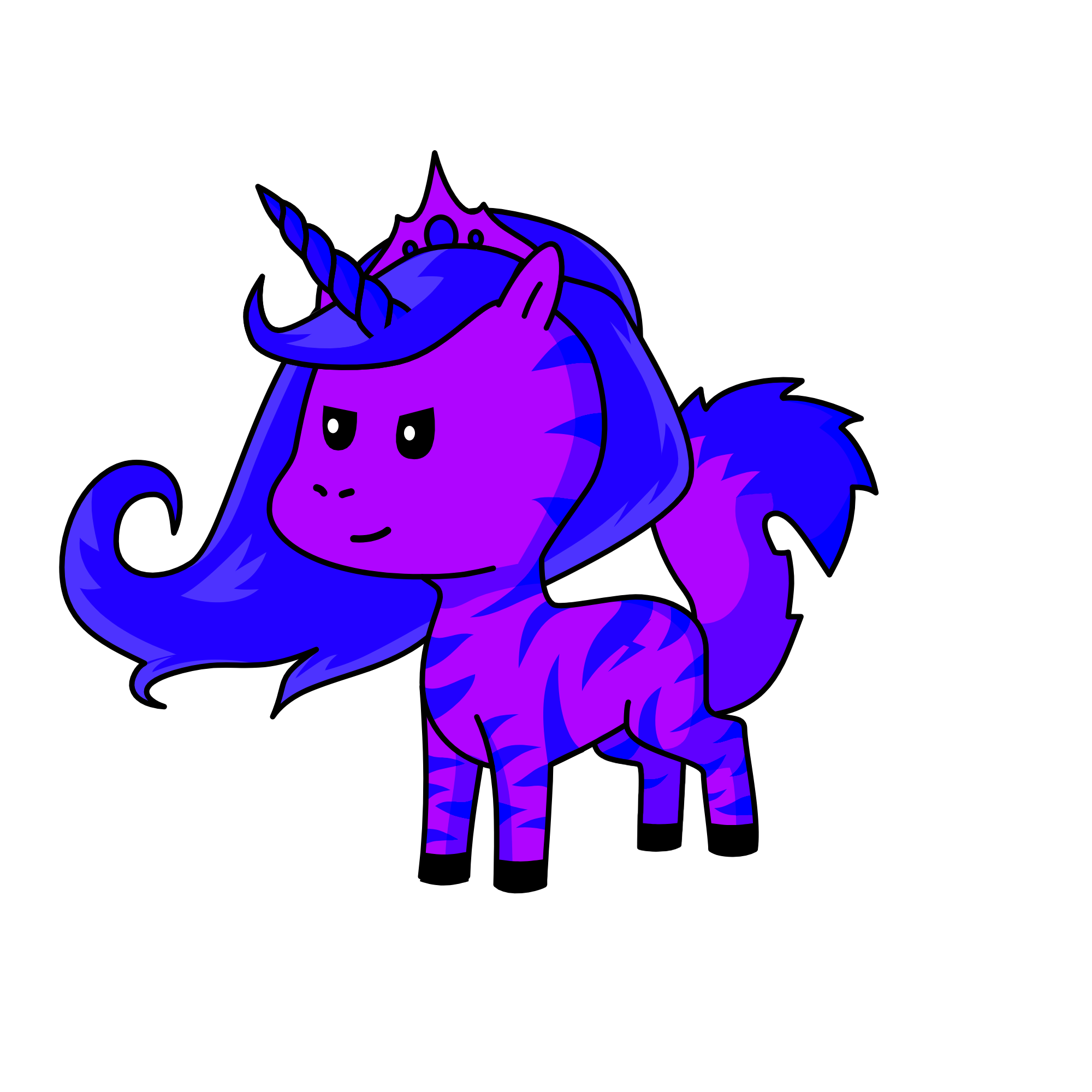 Moonlight, the unicorn