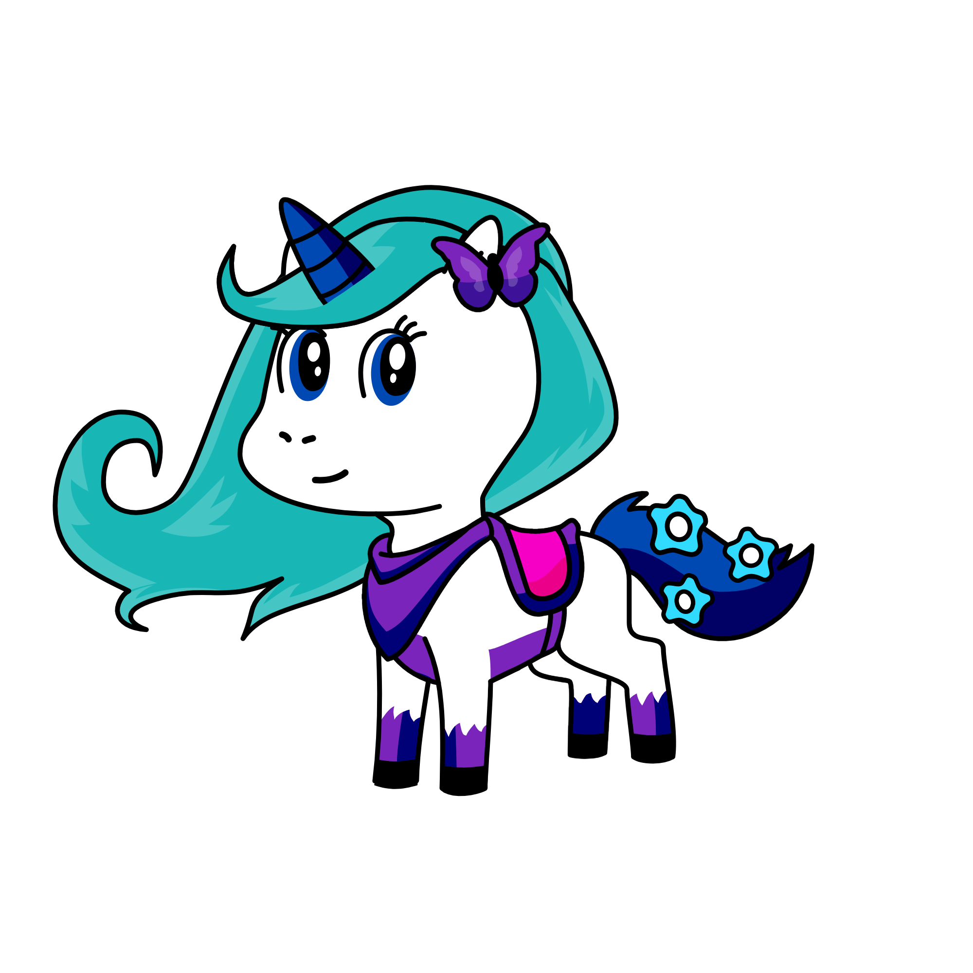 night girl, the unicorn