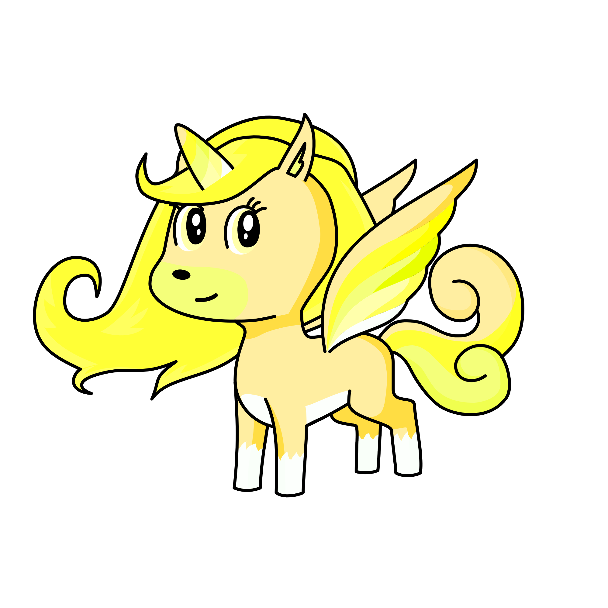 Honey, the unicorn