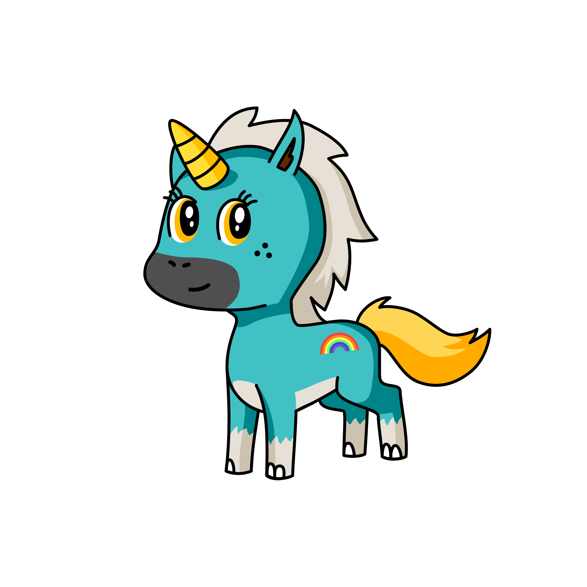 rainbow, the unicorn