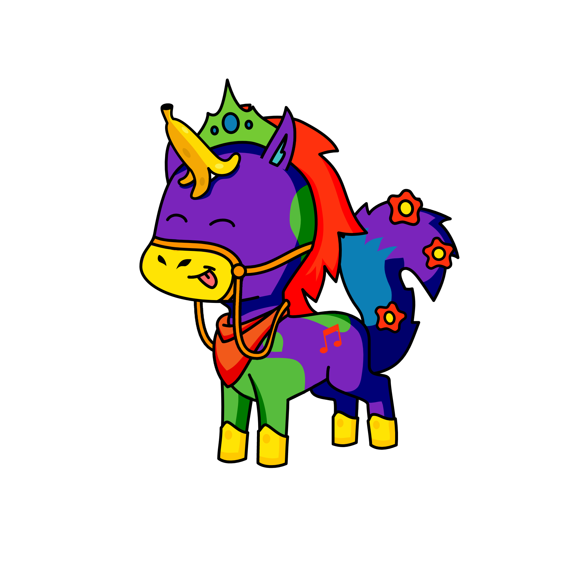 Corni, the unicorn