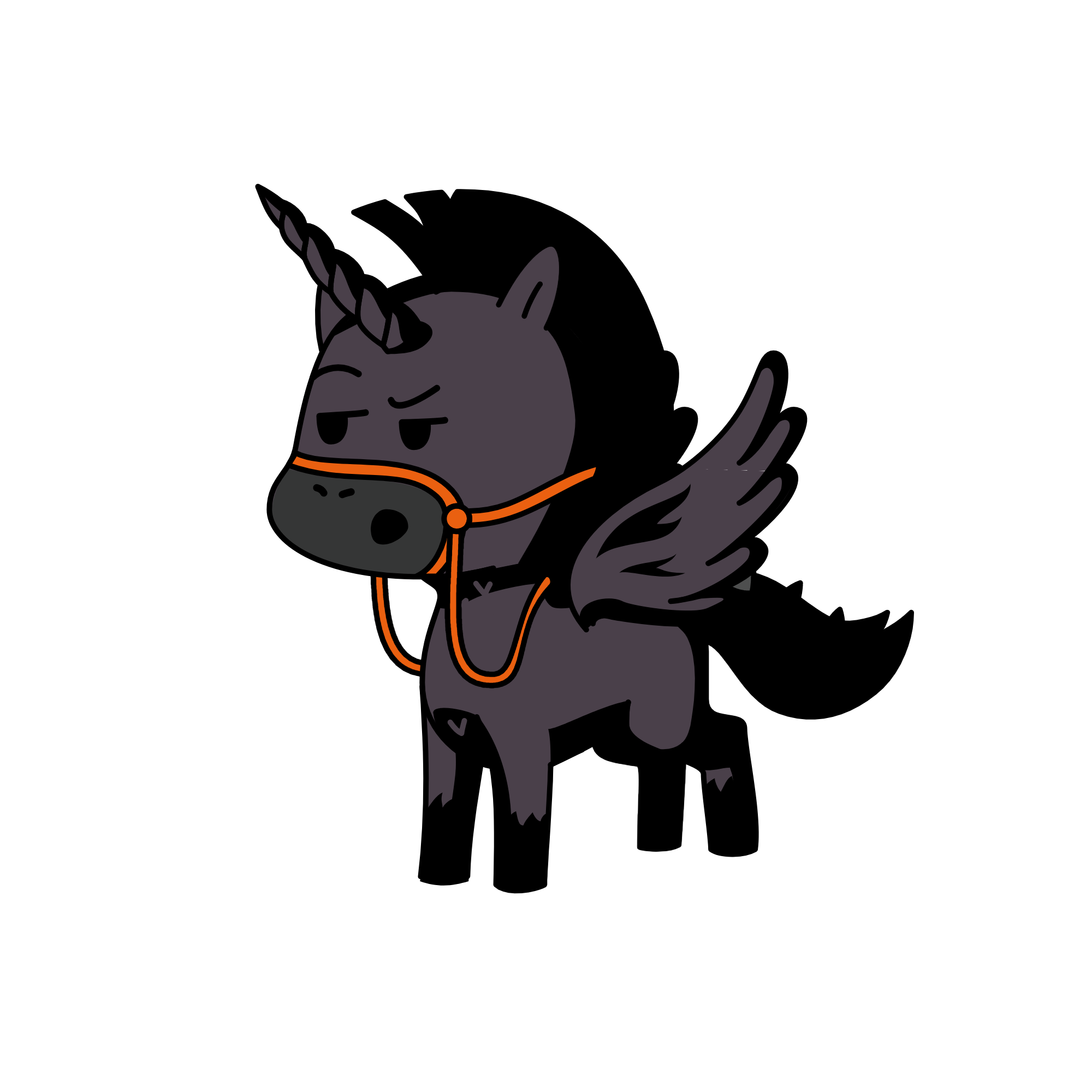 Dark, the unicorn