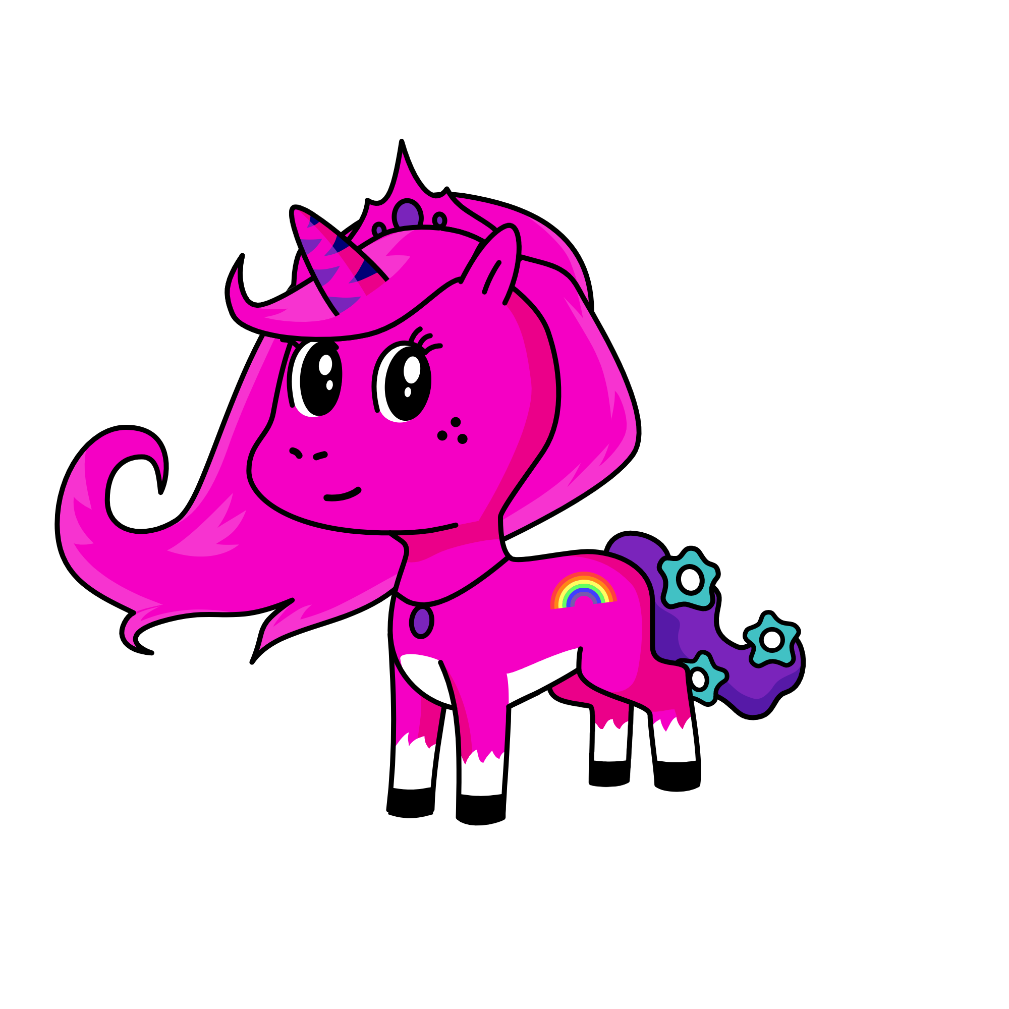 rainbow, the unicorn