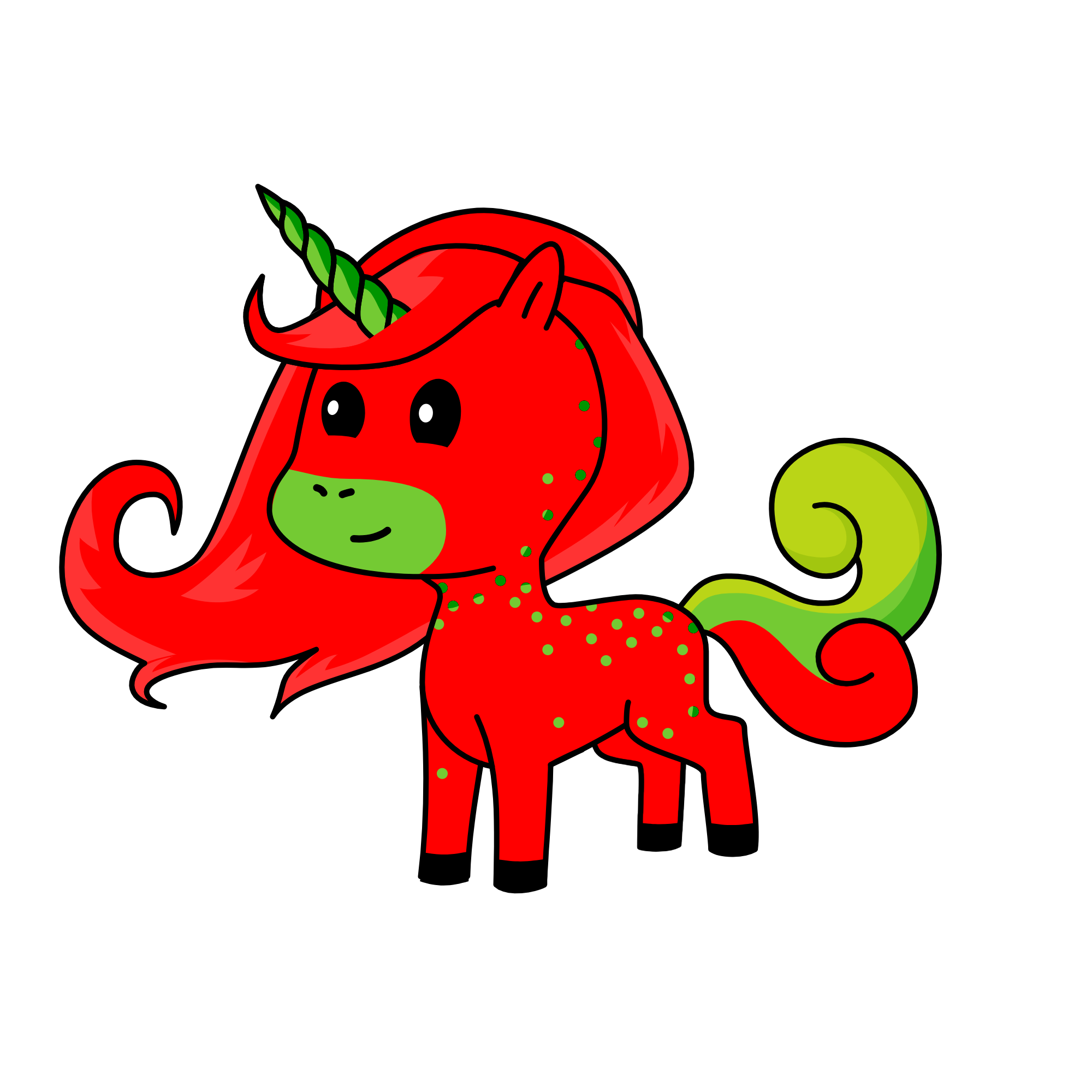 Berry, the unicorn