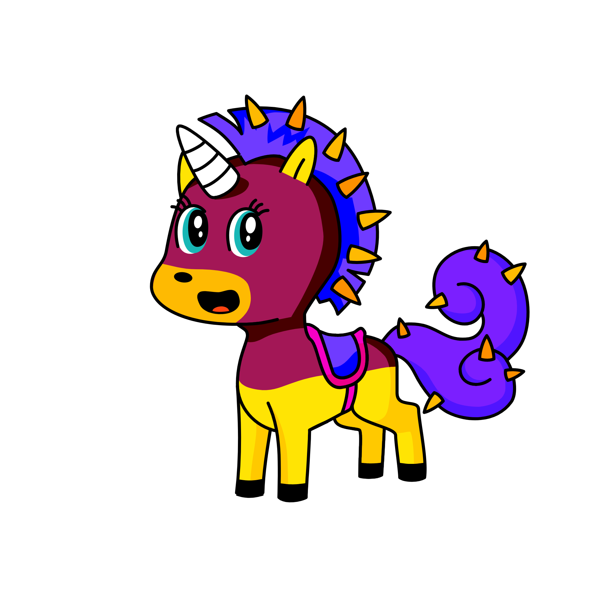 Cola, the unicorn