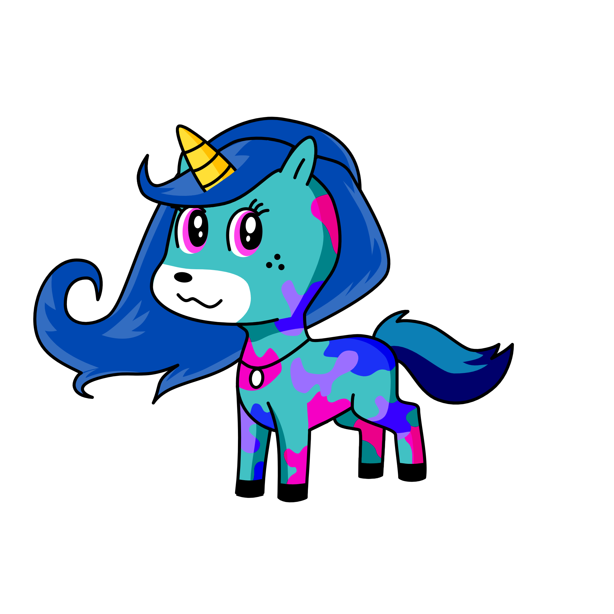 moon light, the unicorn