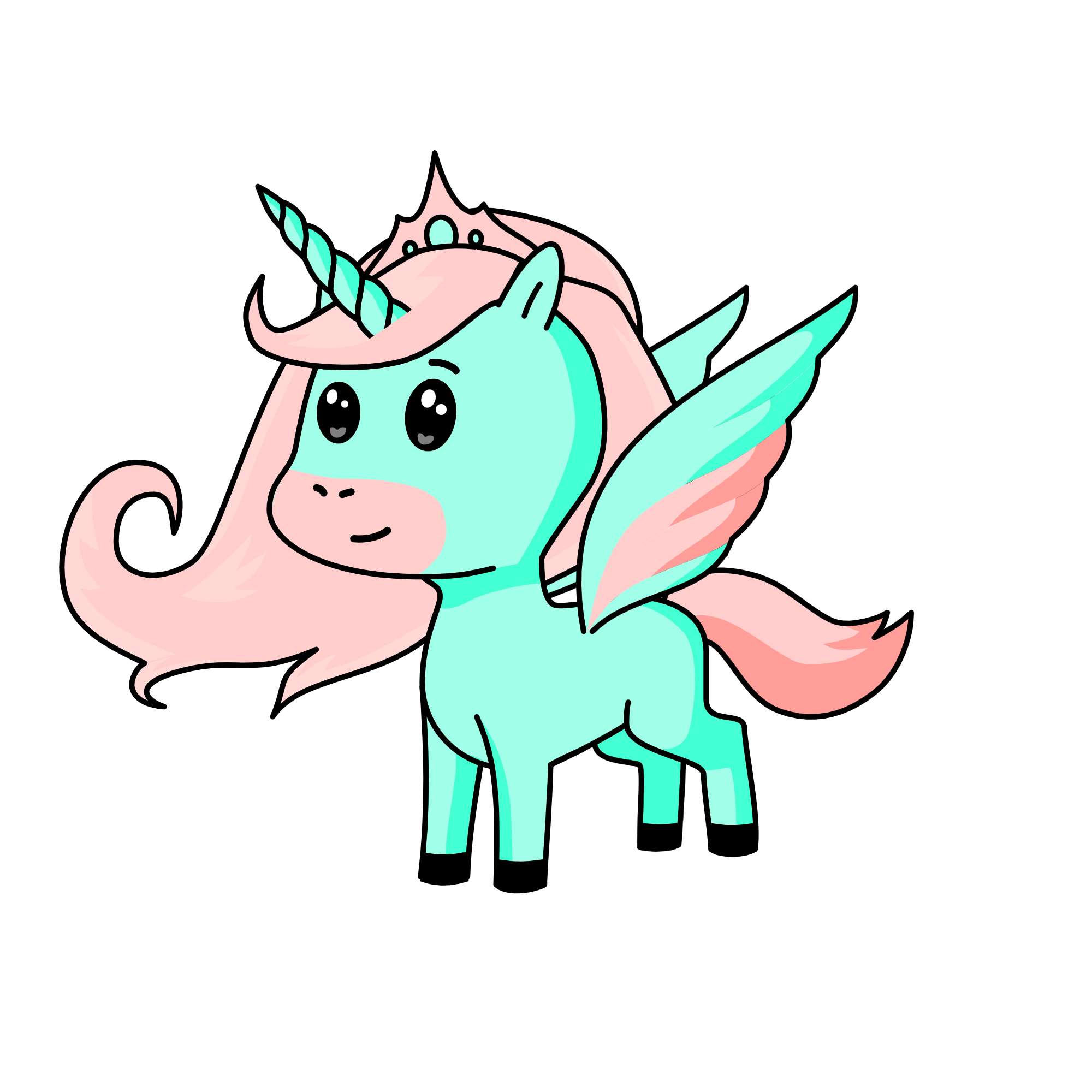 Pastell, the unicorn