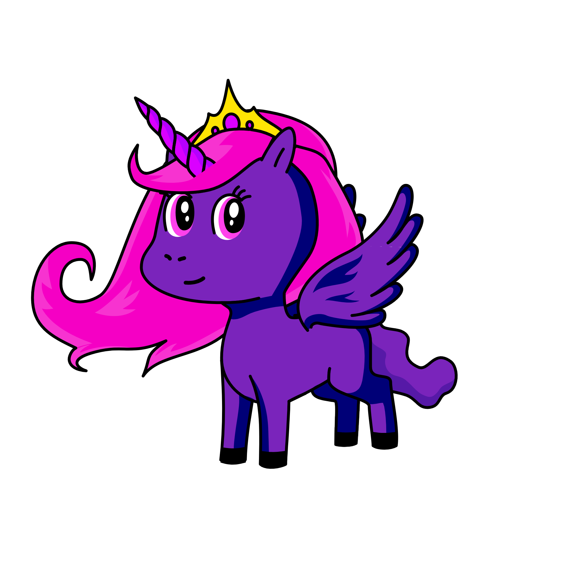 Princess Twighlight Sparkle, the unicorn