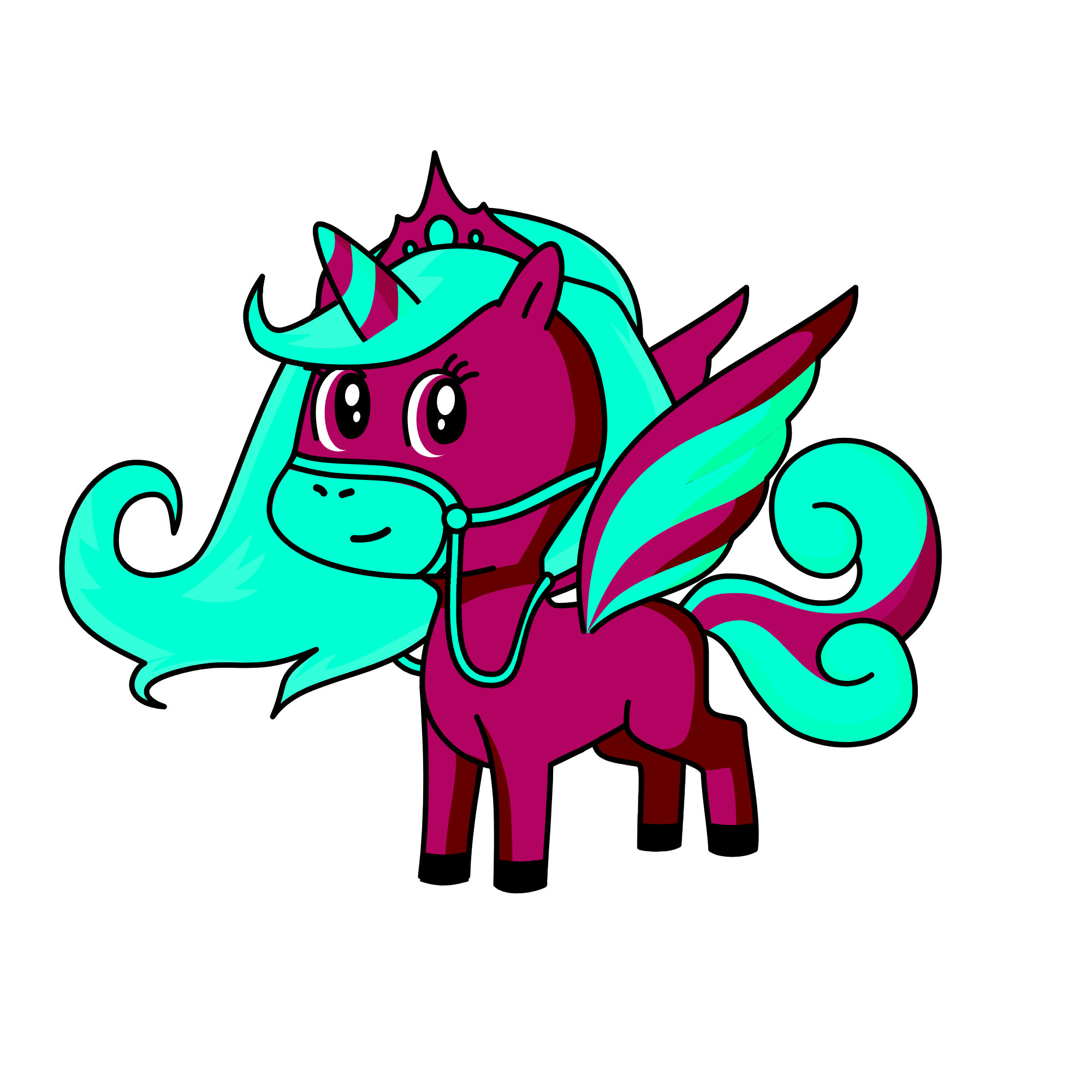 Ember, the unicorn